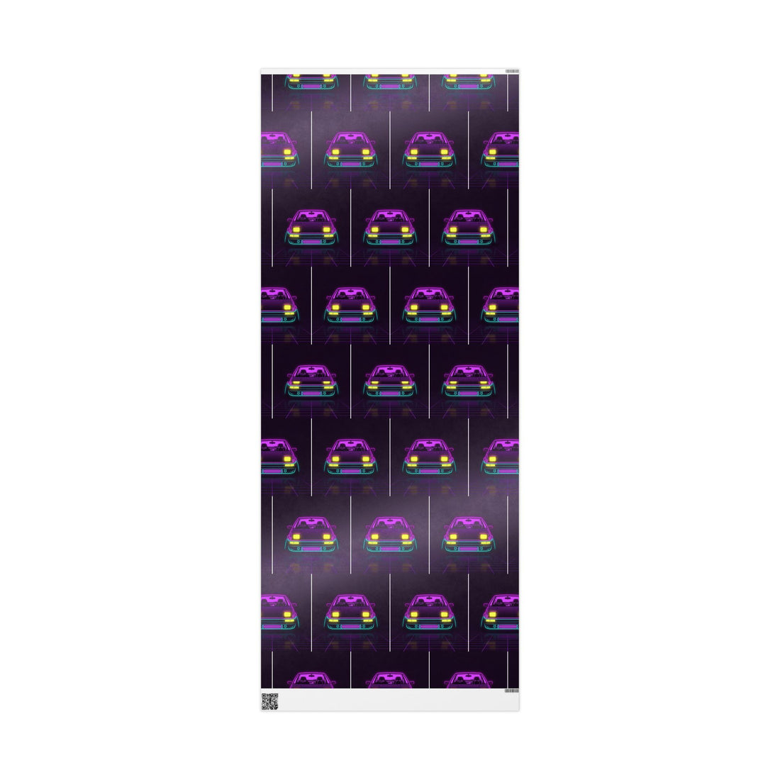 Toyota AE86 (1983-87) Neon Synthwave Gift Wrapping Paper