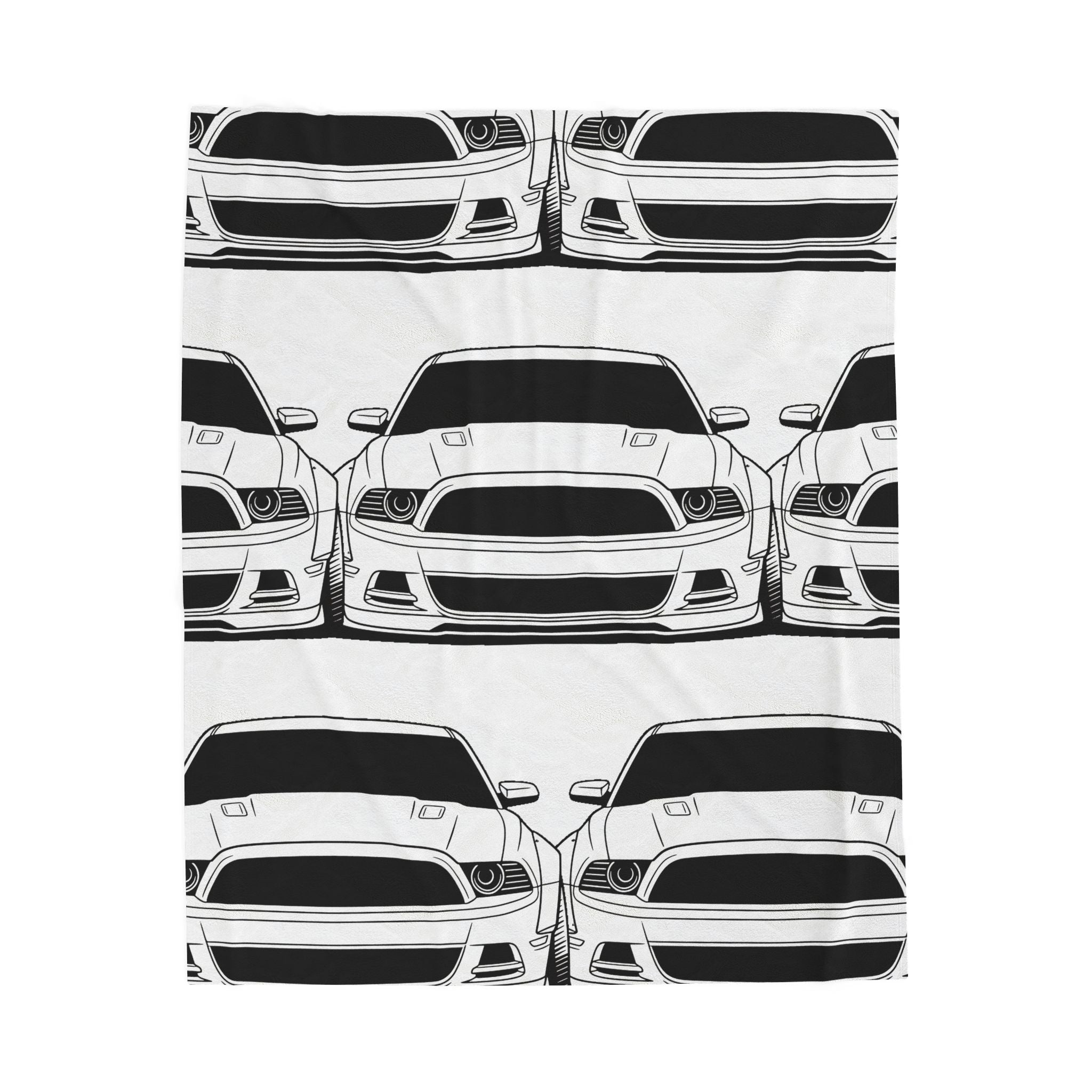 Ford Mustang GT (S197) Velveteen Plush Blanket