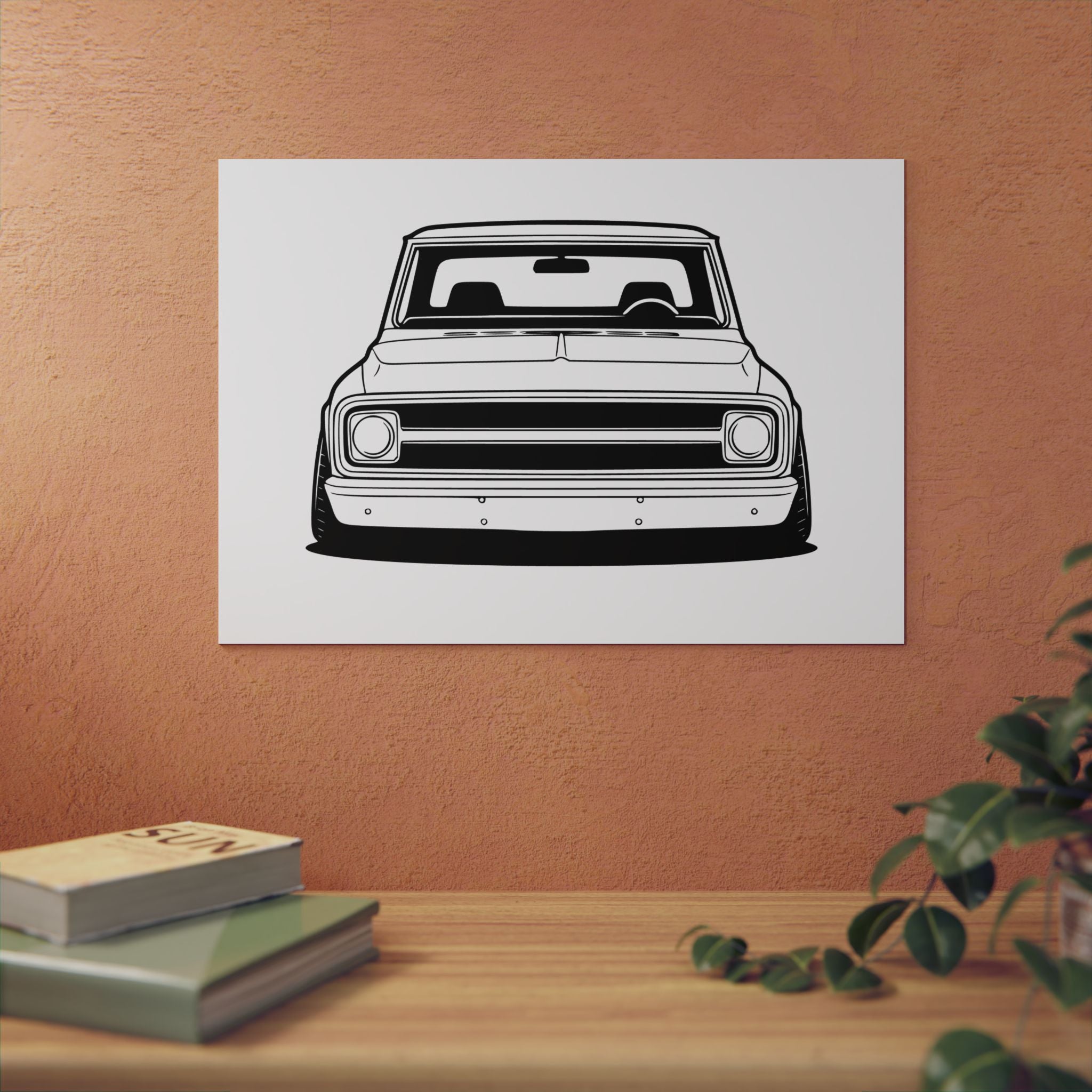 Chevy C10 Pickup (1967-72) Pro-Touring Metal Wall Sign