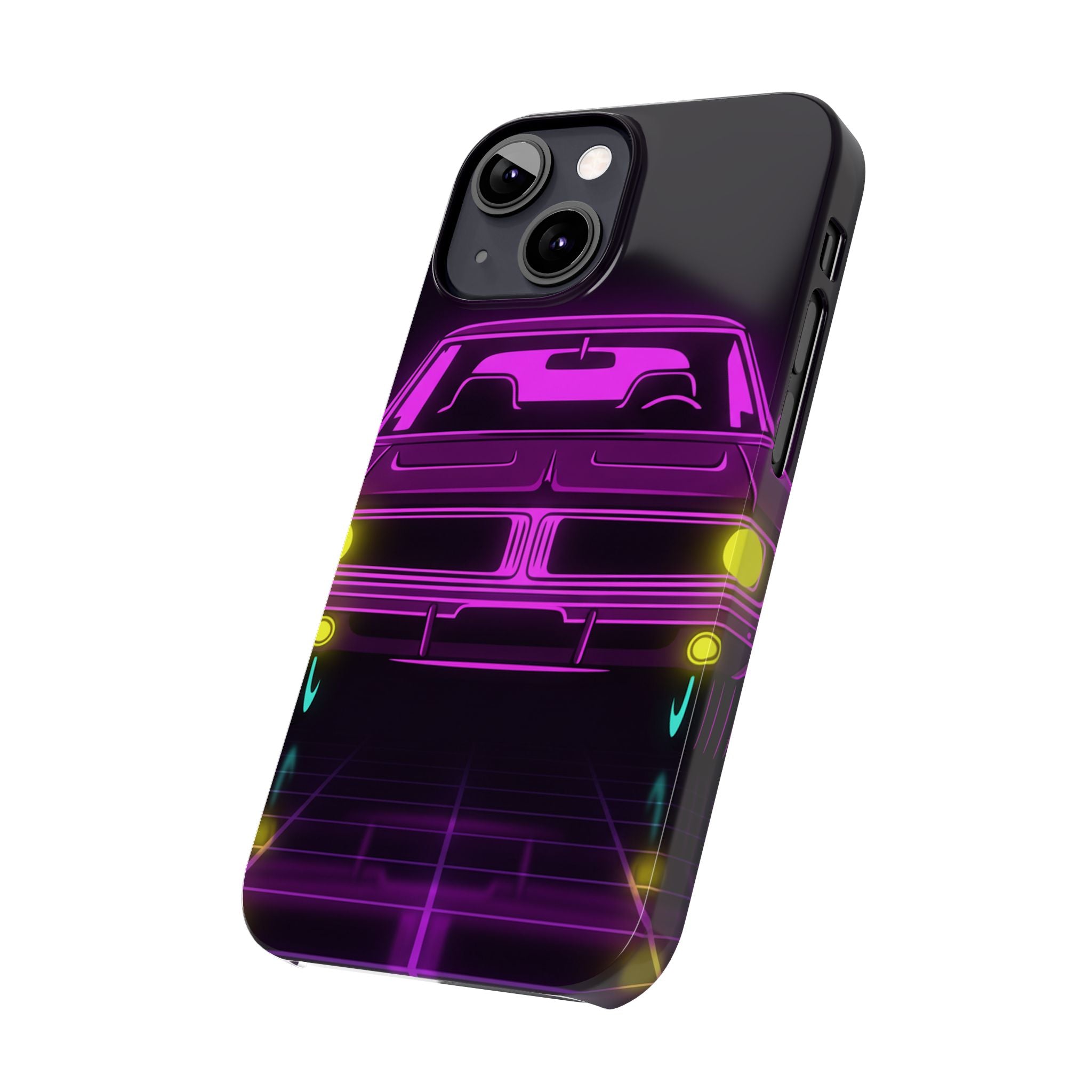 Dodge Charger R/T (1968-70) Resto-Mod Neon Synthwave Phone Case