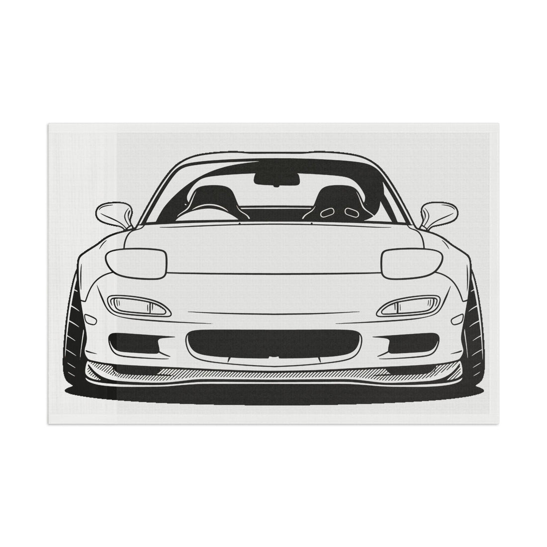 Mazda RX-7 FD Garage Flag