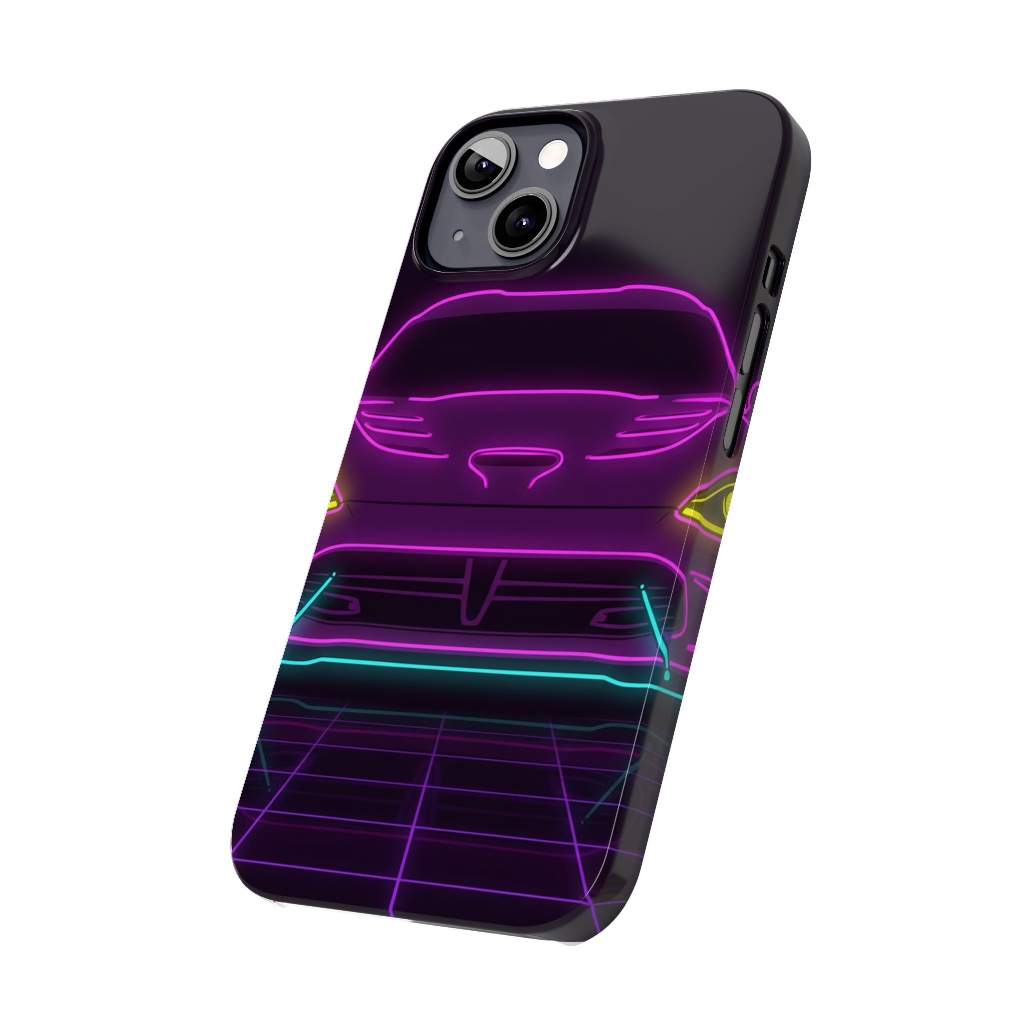 Dodge Viper (1992-17) Neon Synthwave Phone Case
