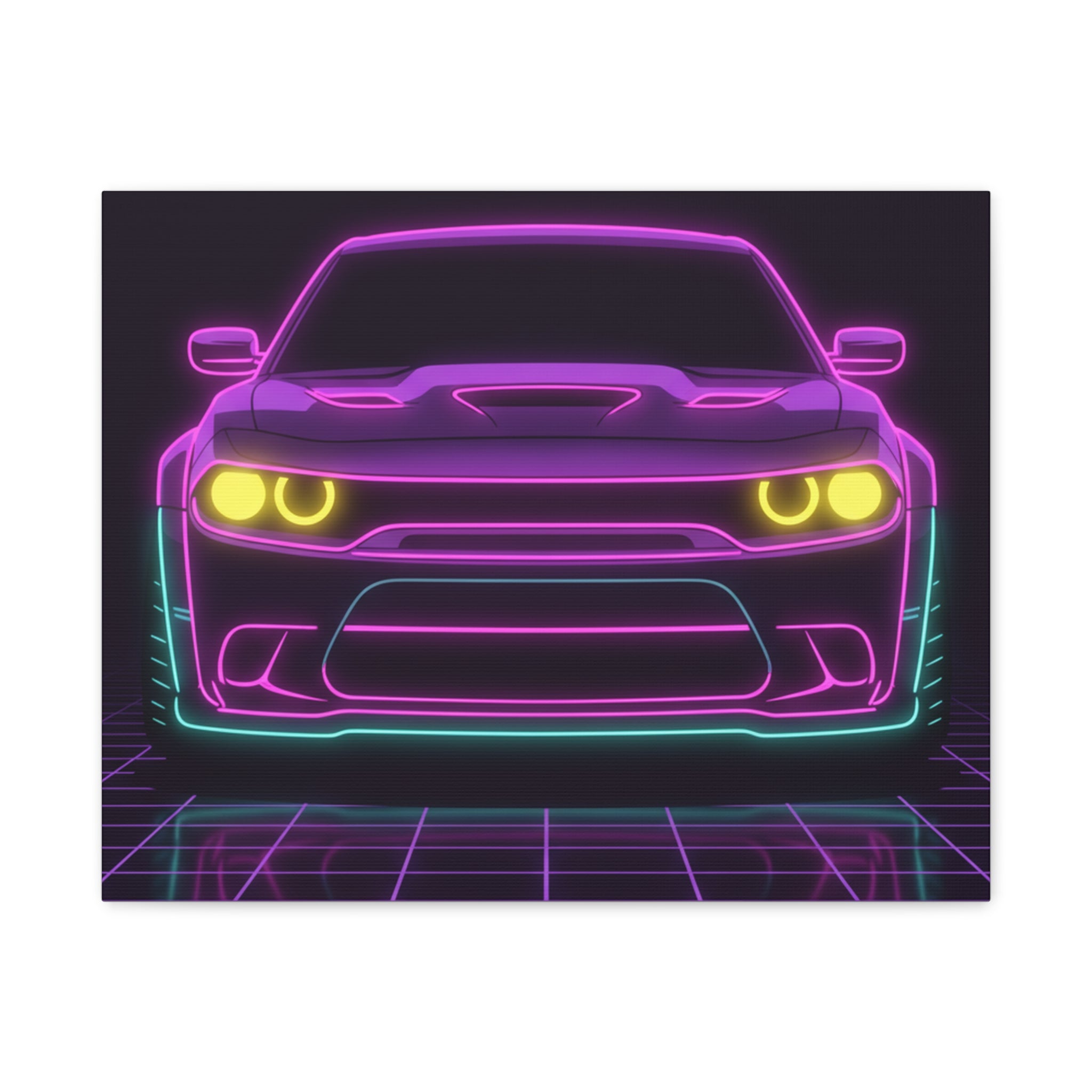 Dodge Challenger SRT Hellcat Canvas Wall Art