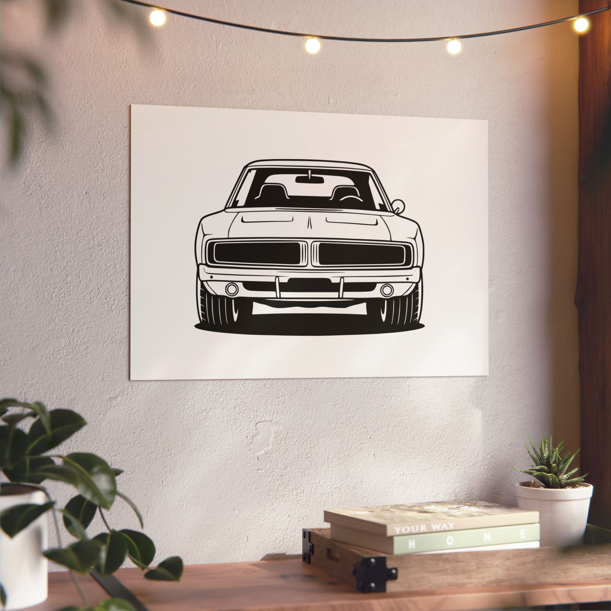 Dodge Charger R/T (1968-70) Resto-Mod Metal Wall Sign