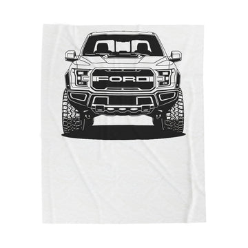 Ford F-150 Raptor Gen 2 Velveteen Plush Blanket