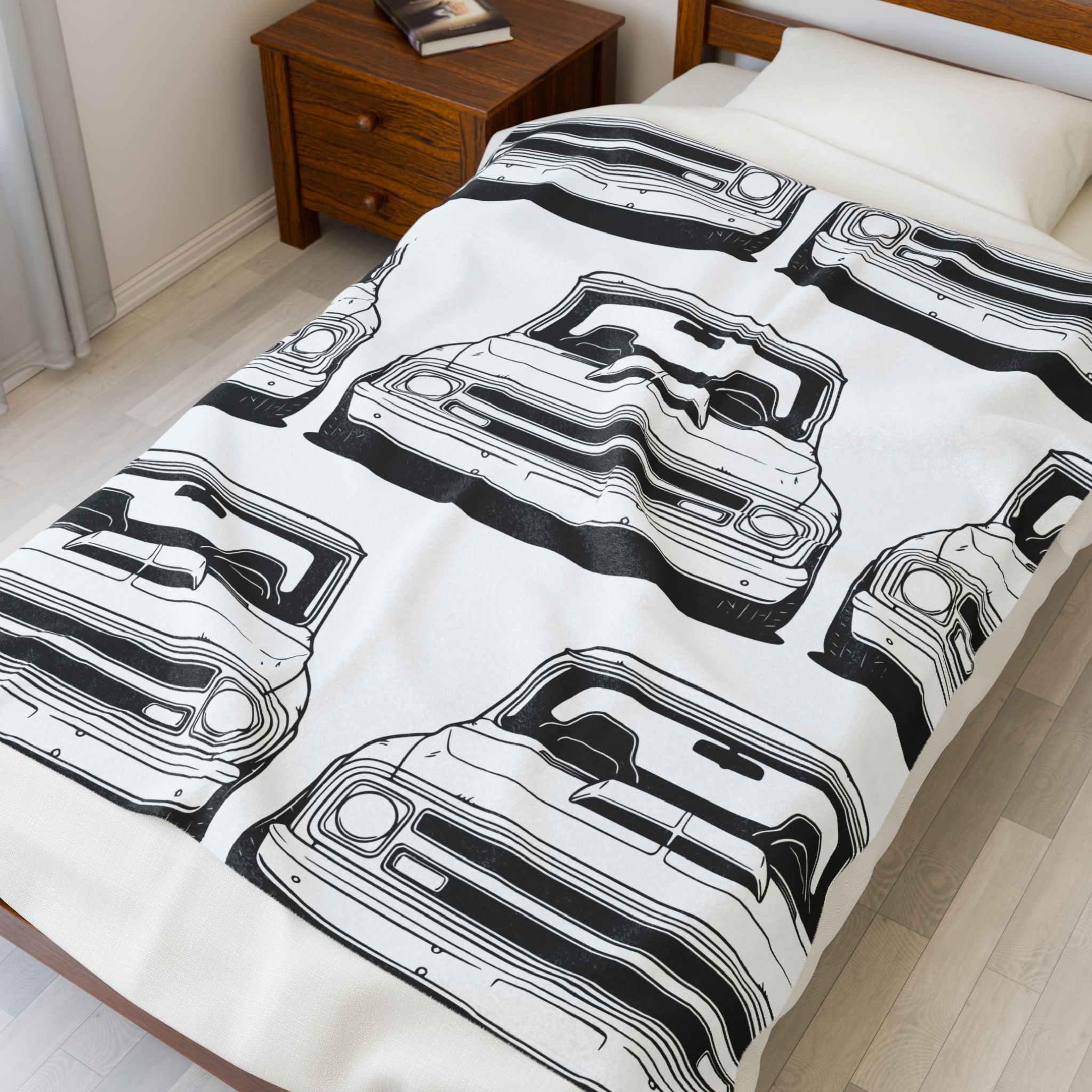 Chevy C10 Pickup (1967-72) Velveteen Plush Blanket