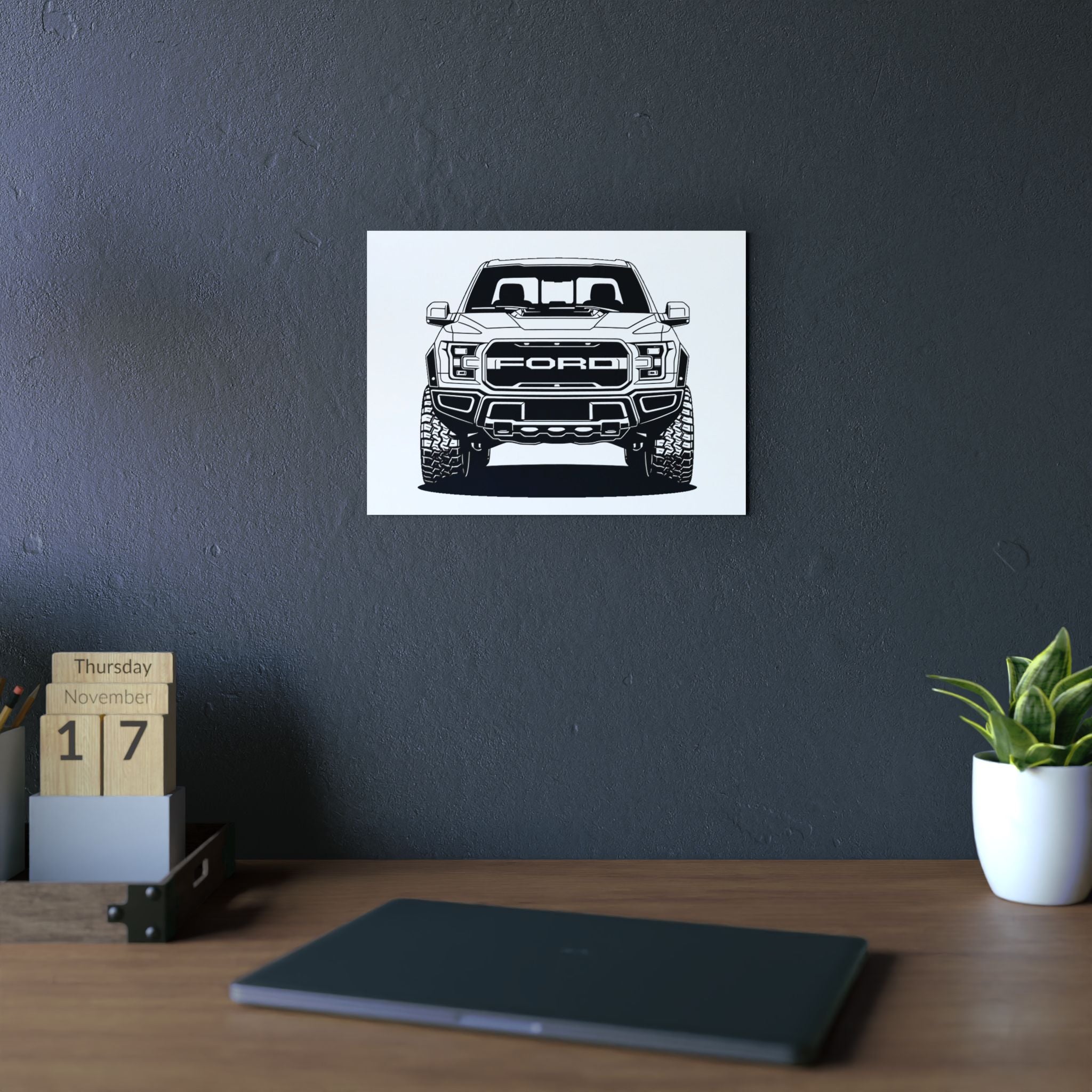 Ford F-150 Raptor Gen 2 Metal Wall Sign