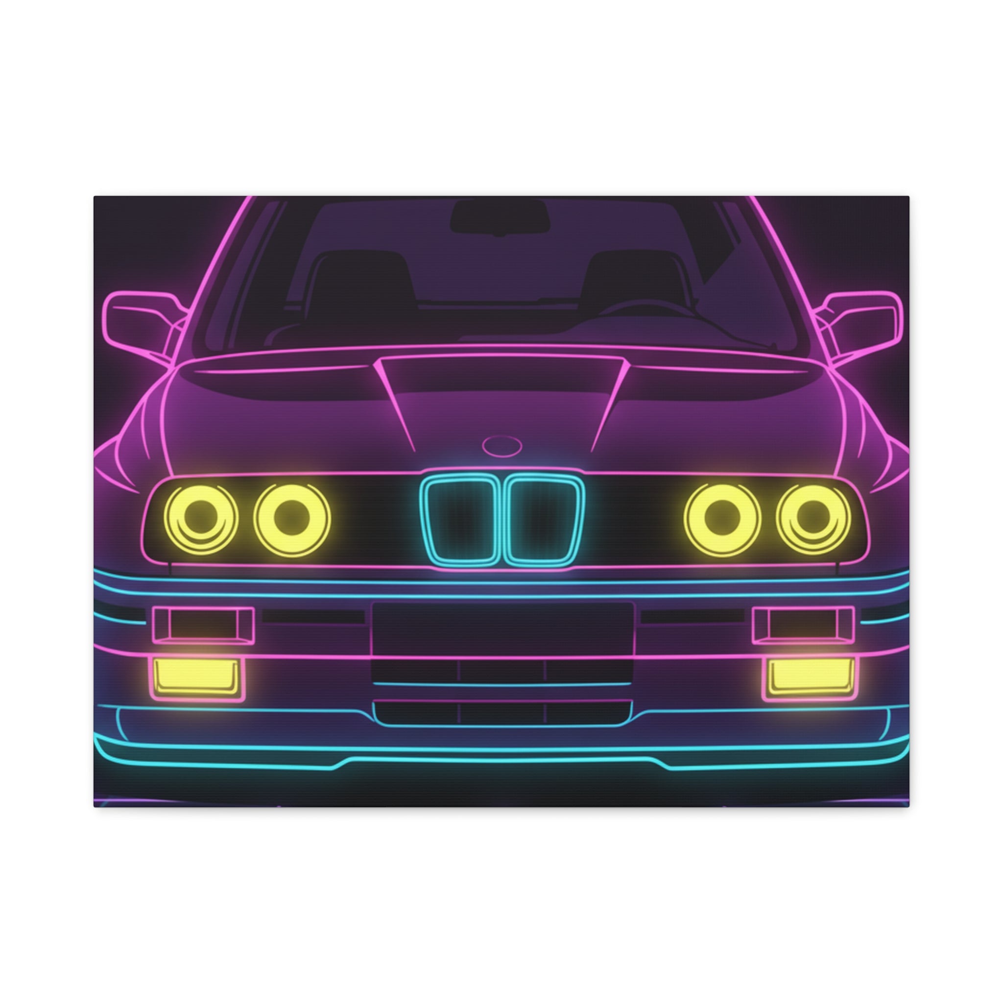 BMW E30 Canvas Wall Art