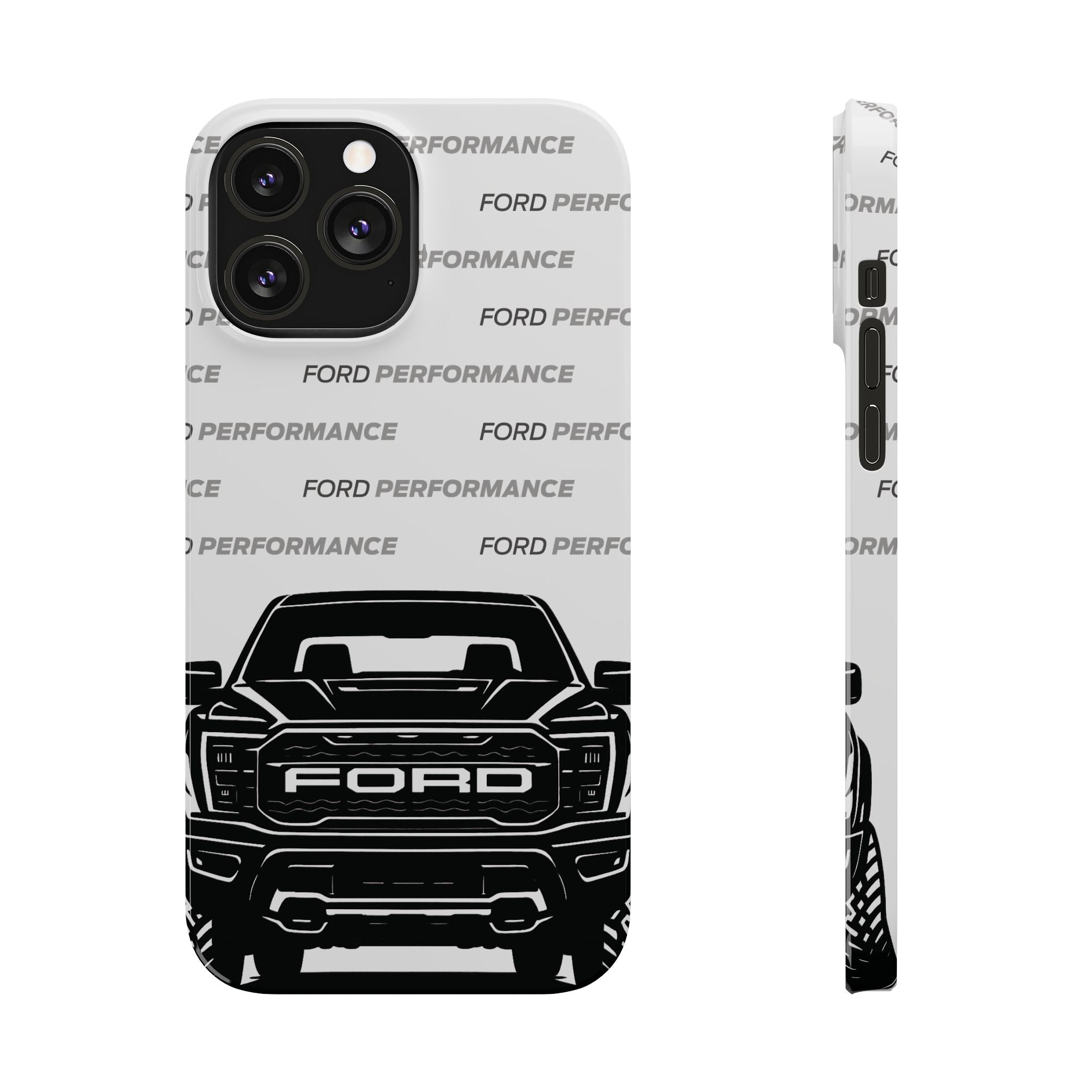 Ford Raptor (Gen 3) Slim Phone Case Greyscale