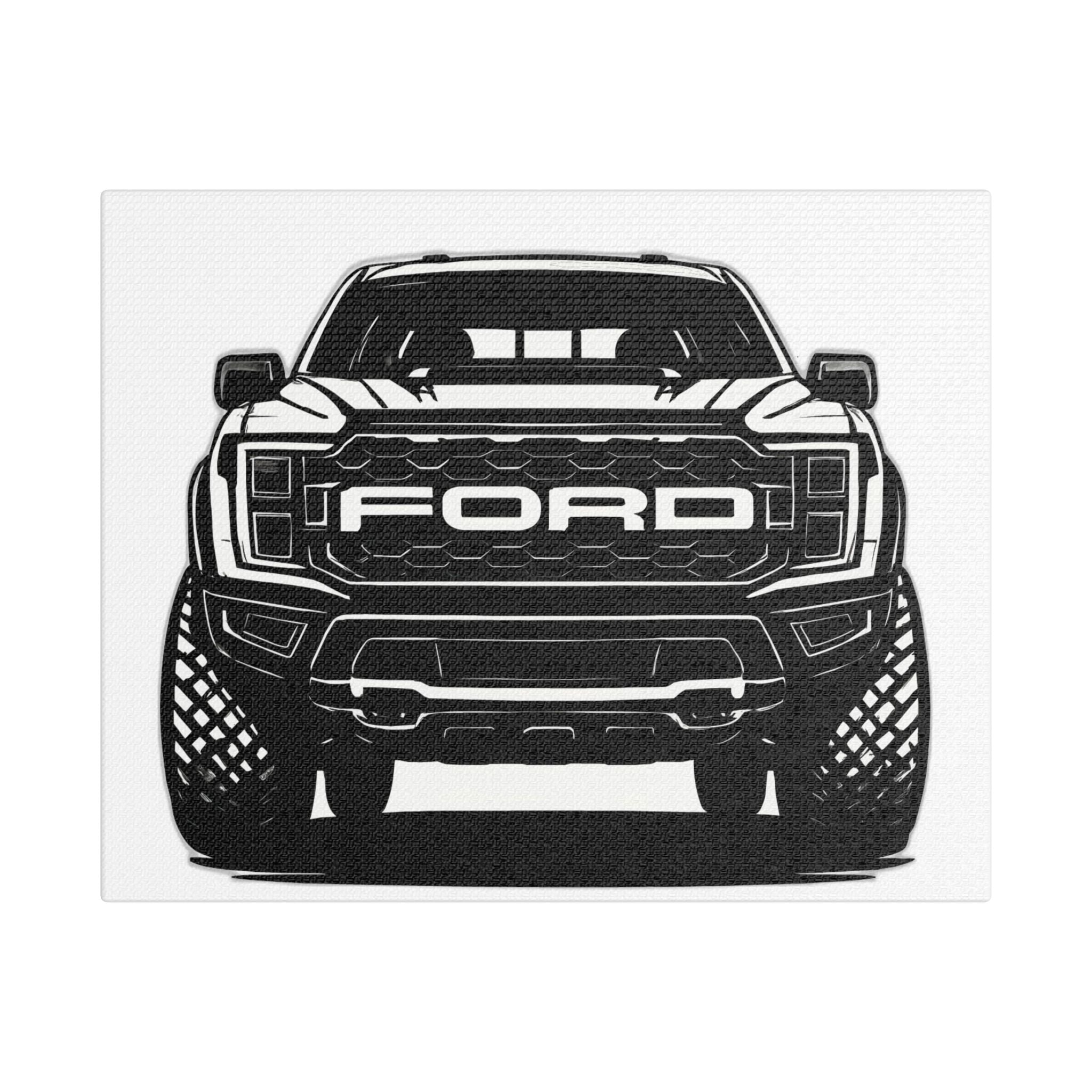Ford F150 Gen 3 Raptor Canvas Wall Art