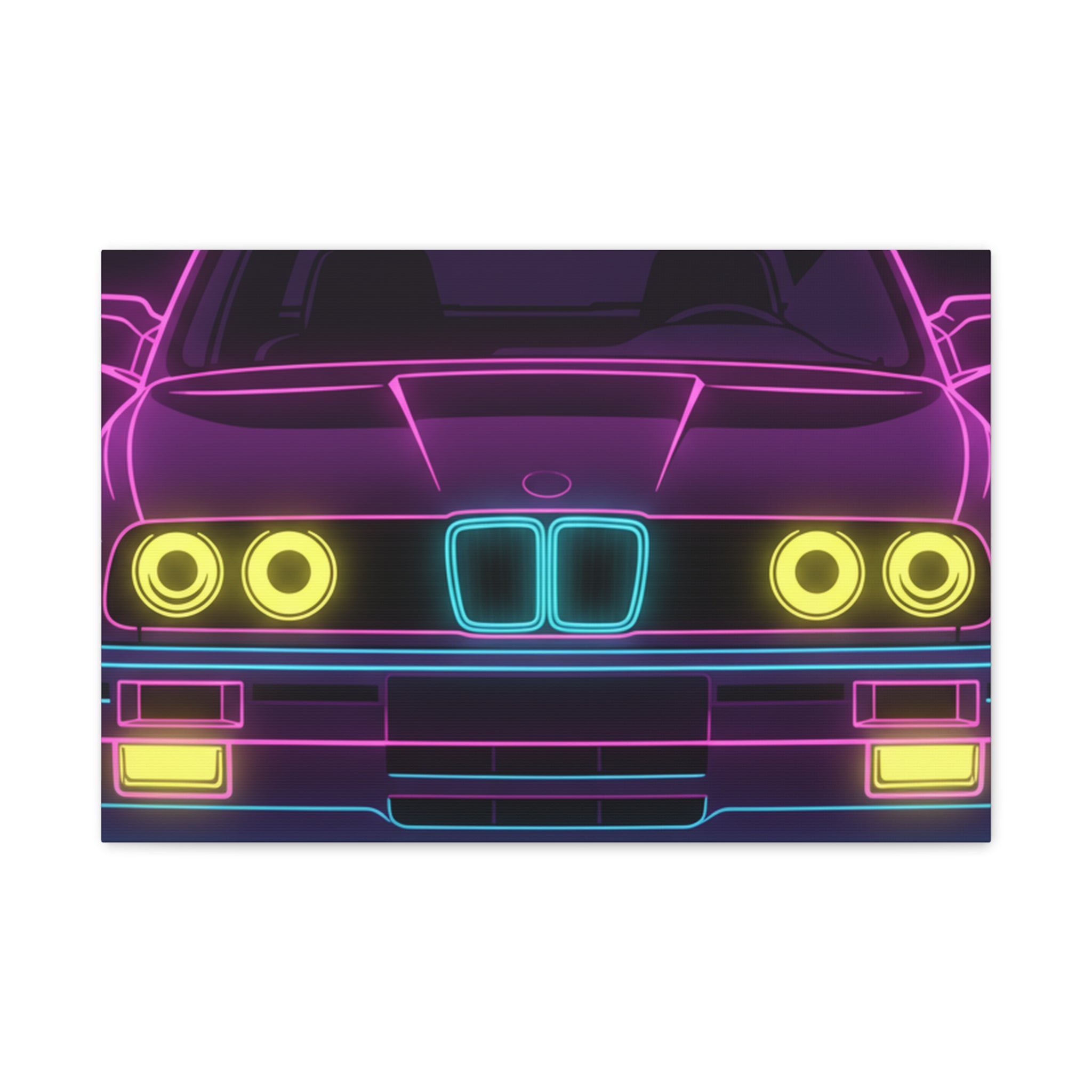 BMW E30 Canvas Wall Art