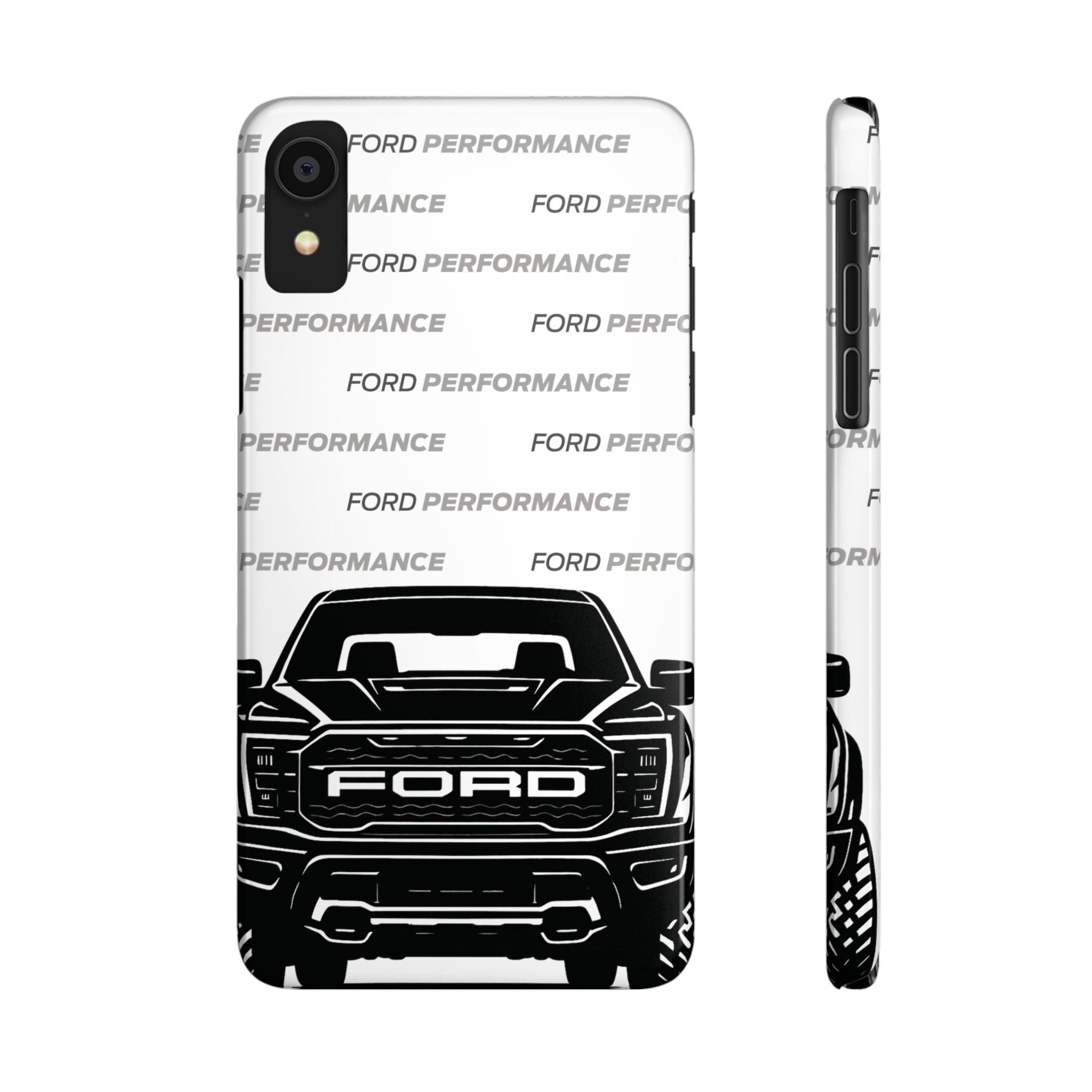 Ford Raptor (Gen 3) Slim Phone Case Greyscale