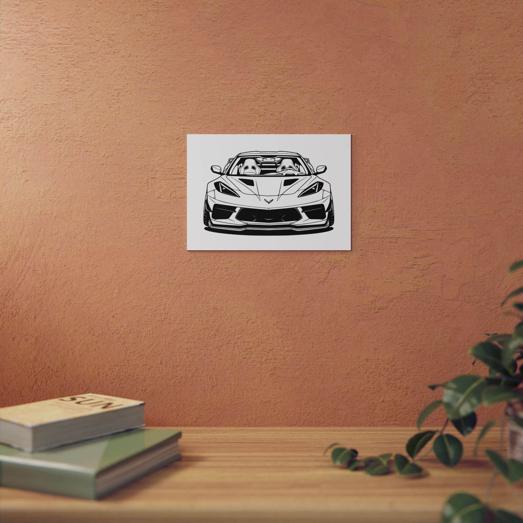 Corvette C8 (2020+) Metal Wall Sign