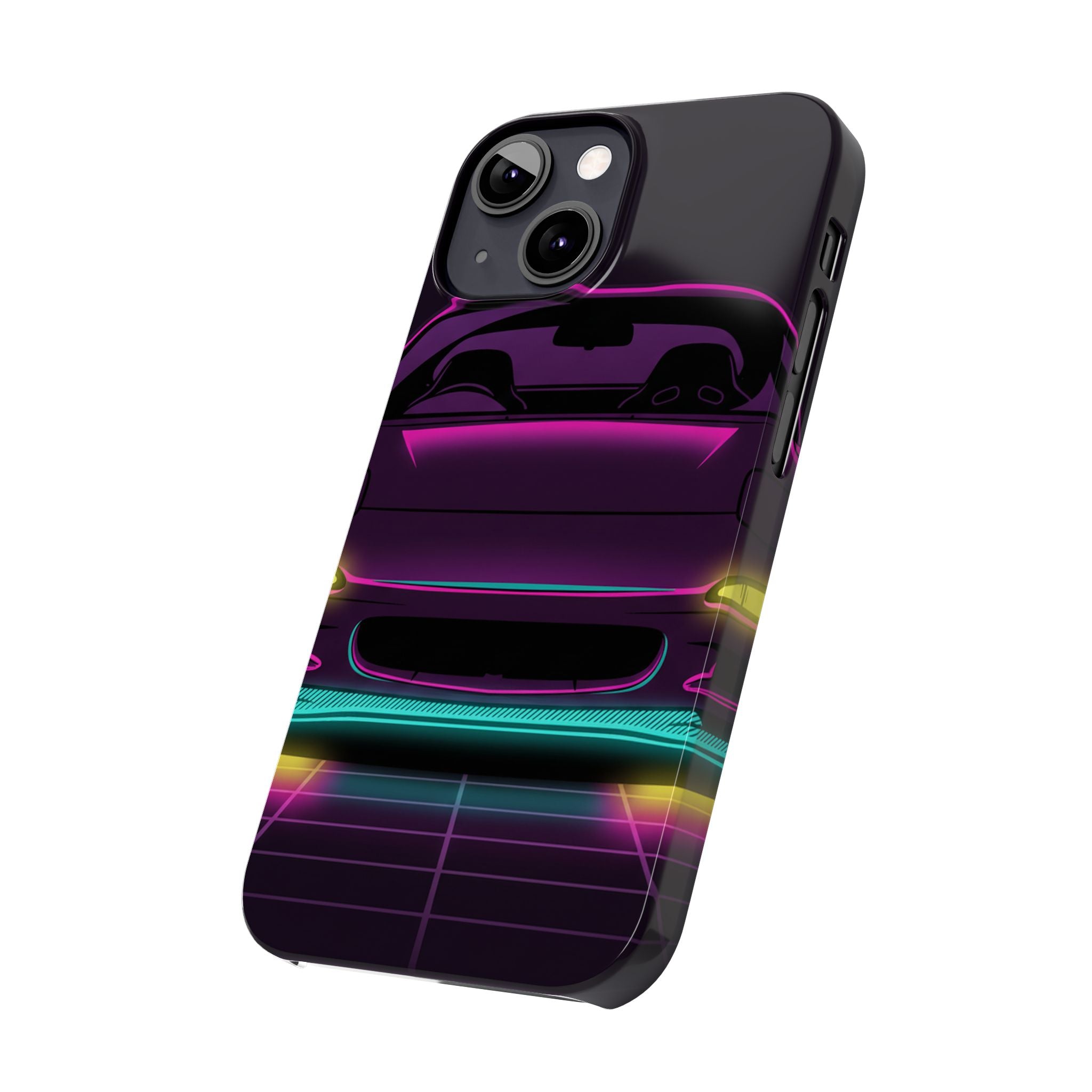 Mazda RX-7 FD Neon Synthwave Phone Case