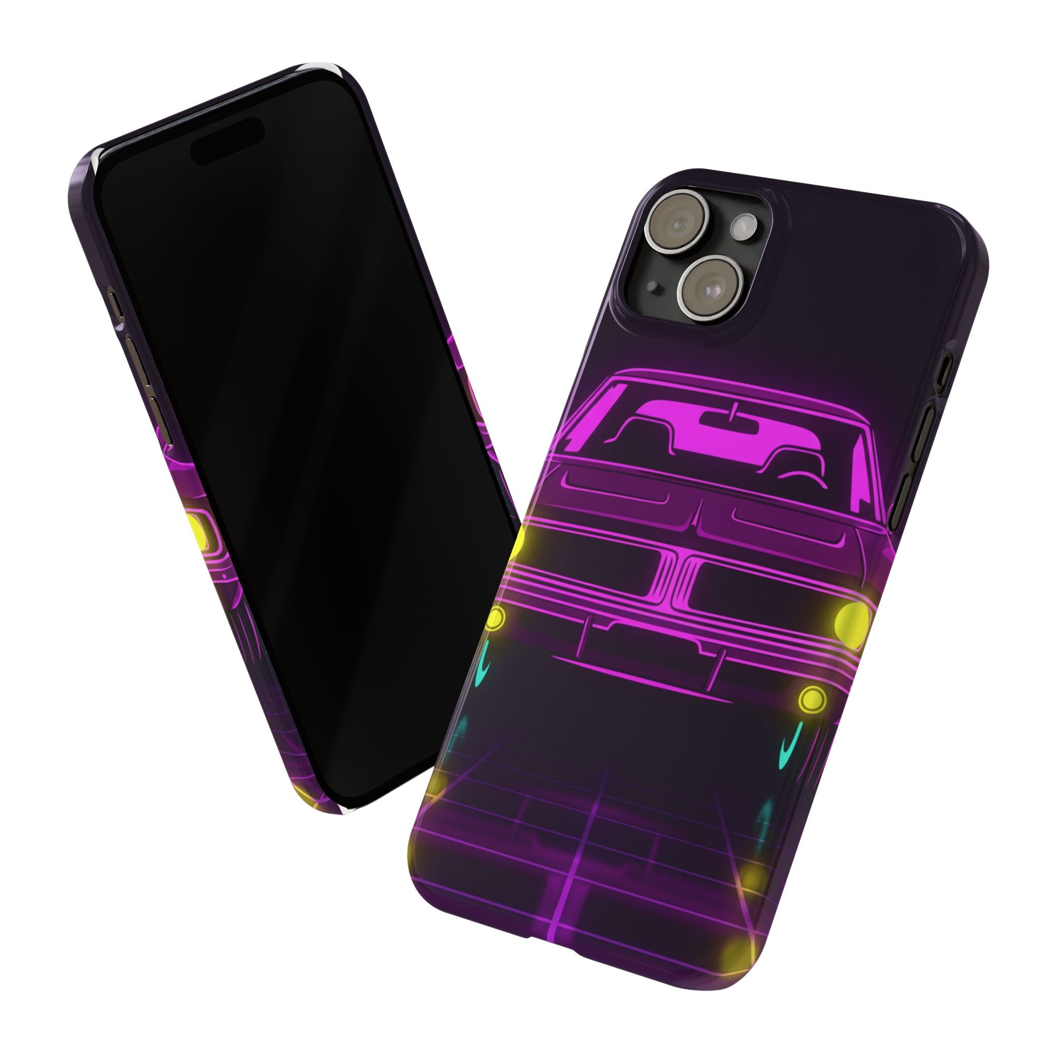 Dodge Charger R/T (1968-70) Resto-Mod Neon Synthwave Phone Case