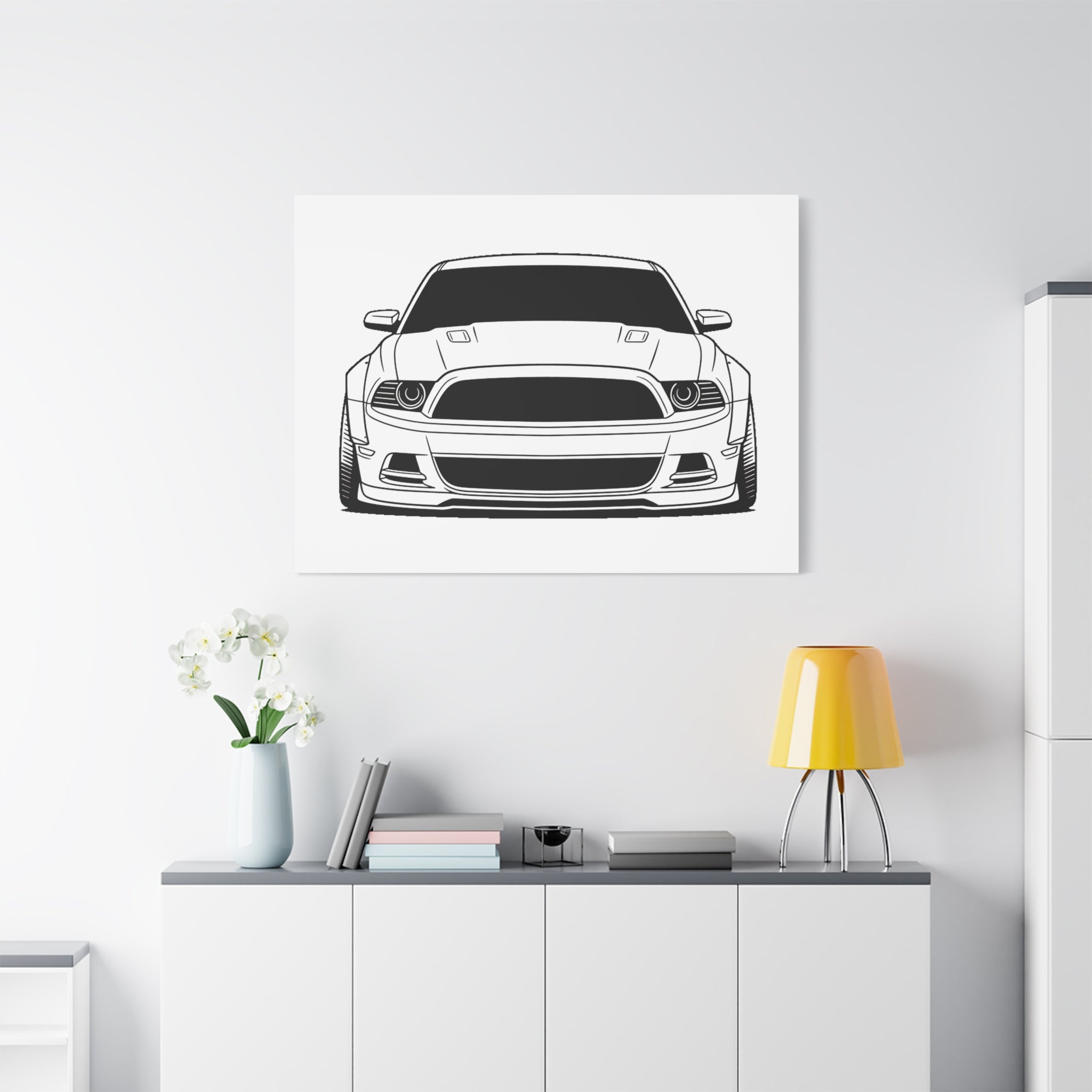 Ford Mustang GT (S197) Canvas Wall Art