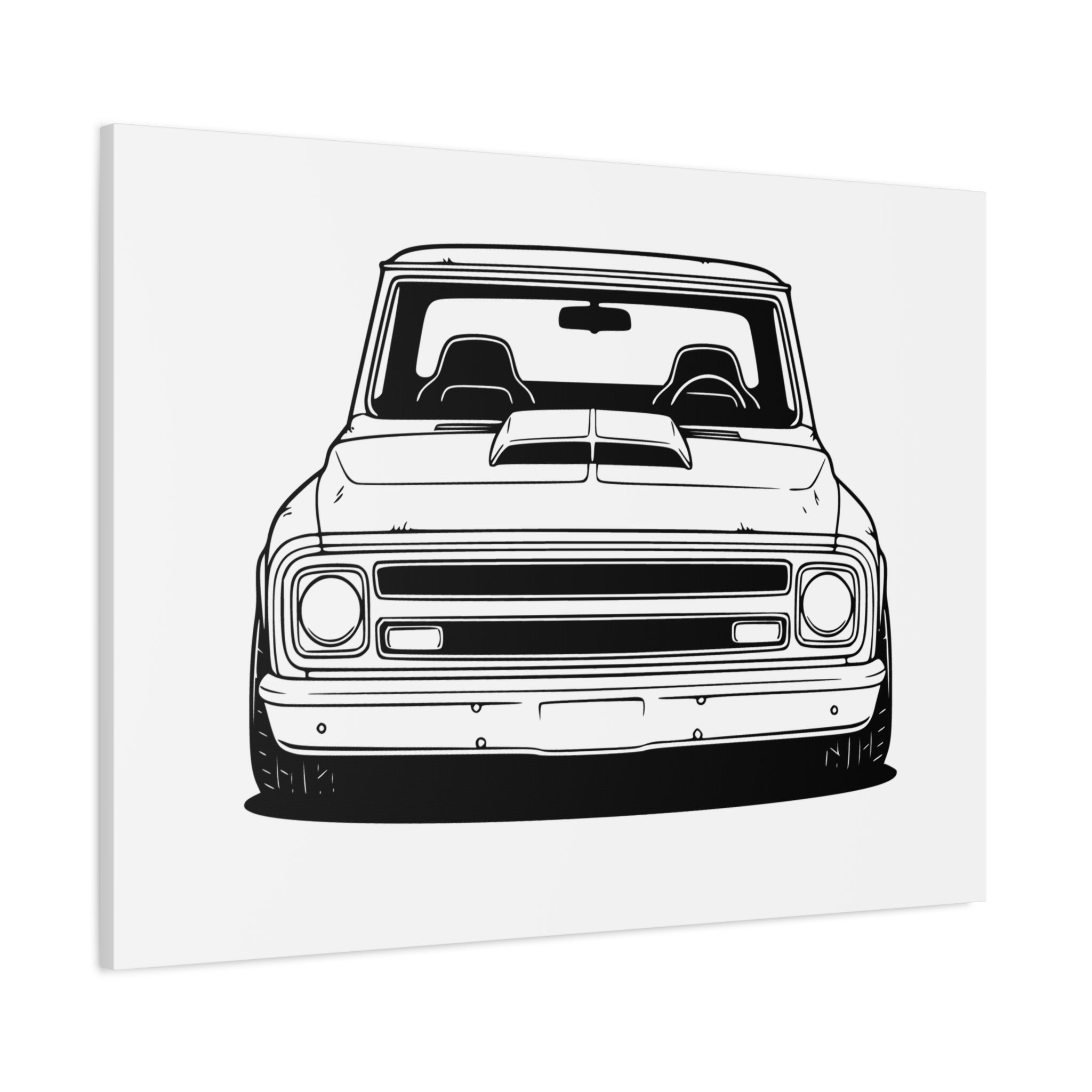 Chevy C10 Pickup (1967-72) Canvas Wall Art