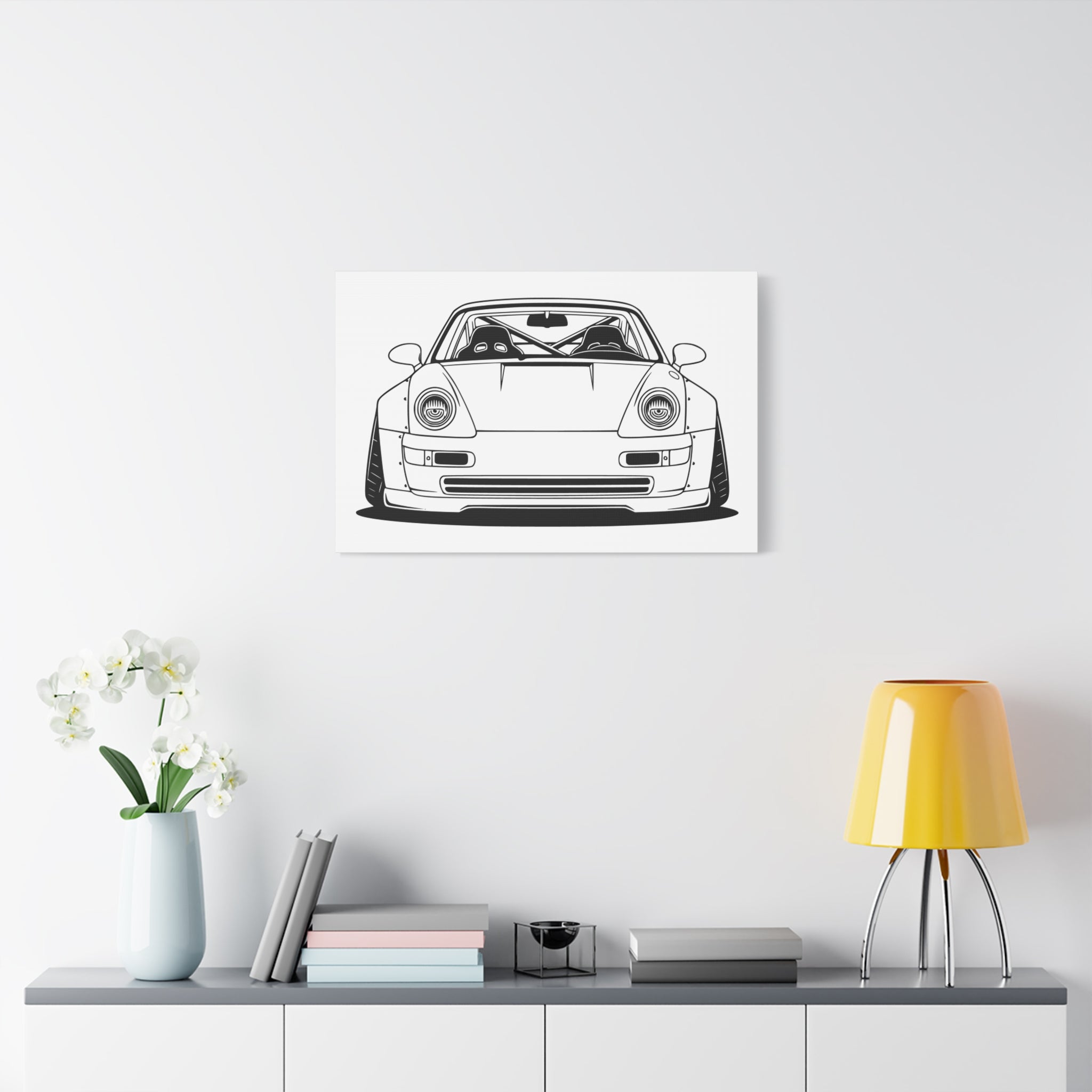 Porsche 964 Turbo Canvas Wall Art