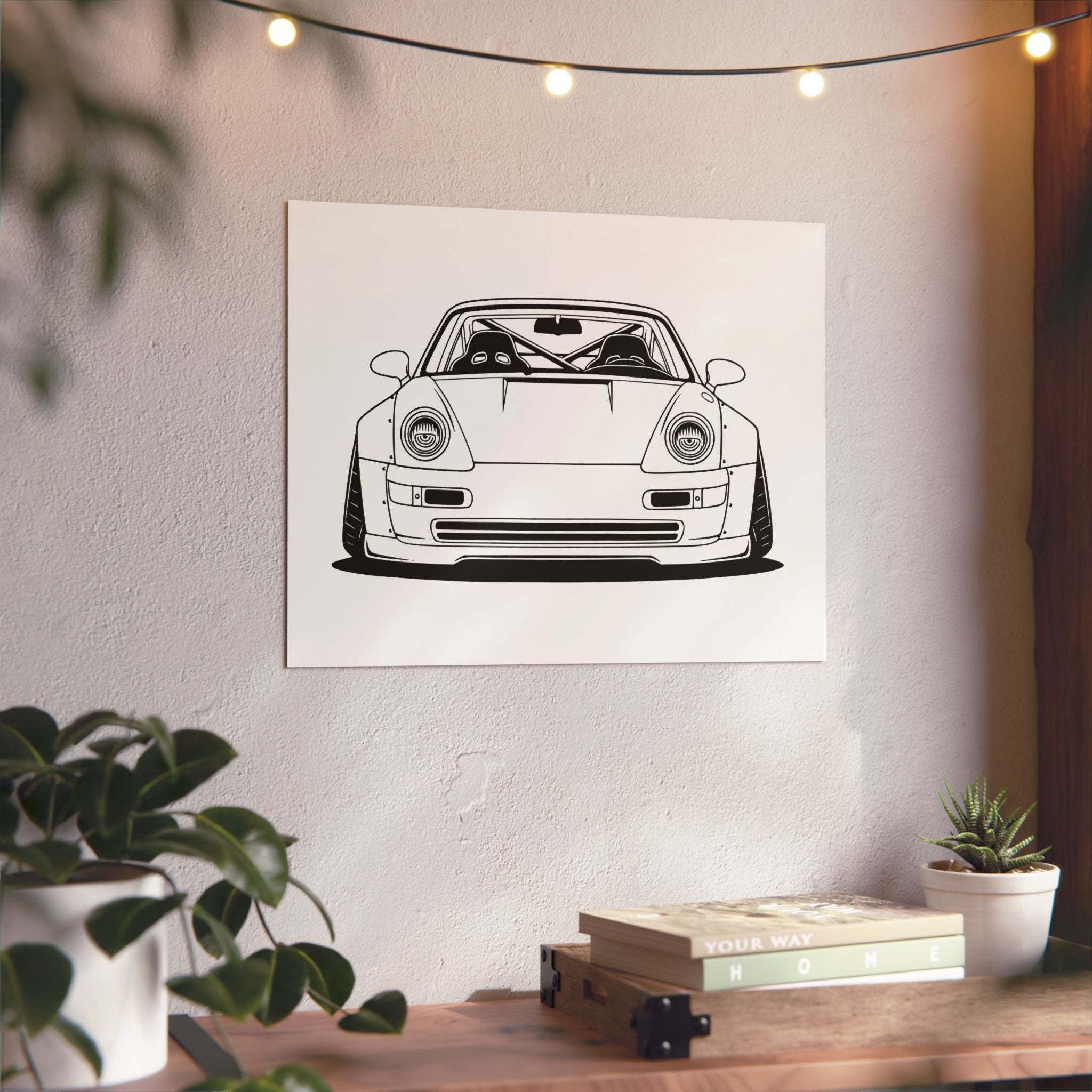 Porsche 964 Turbo Metal Wall Sign