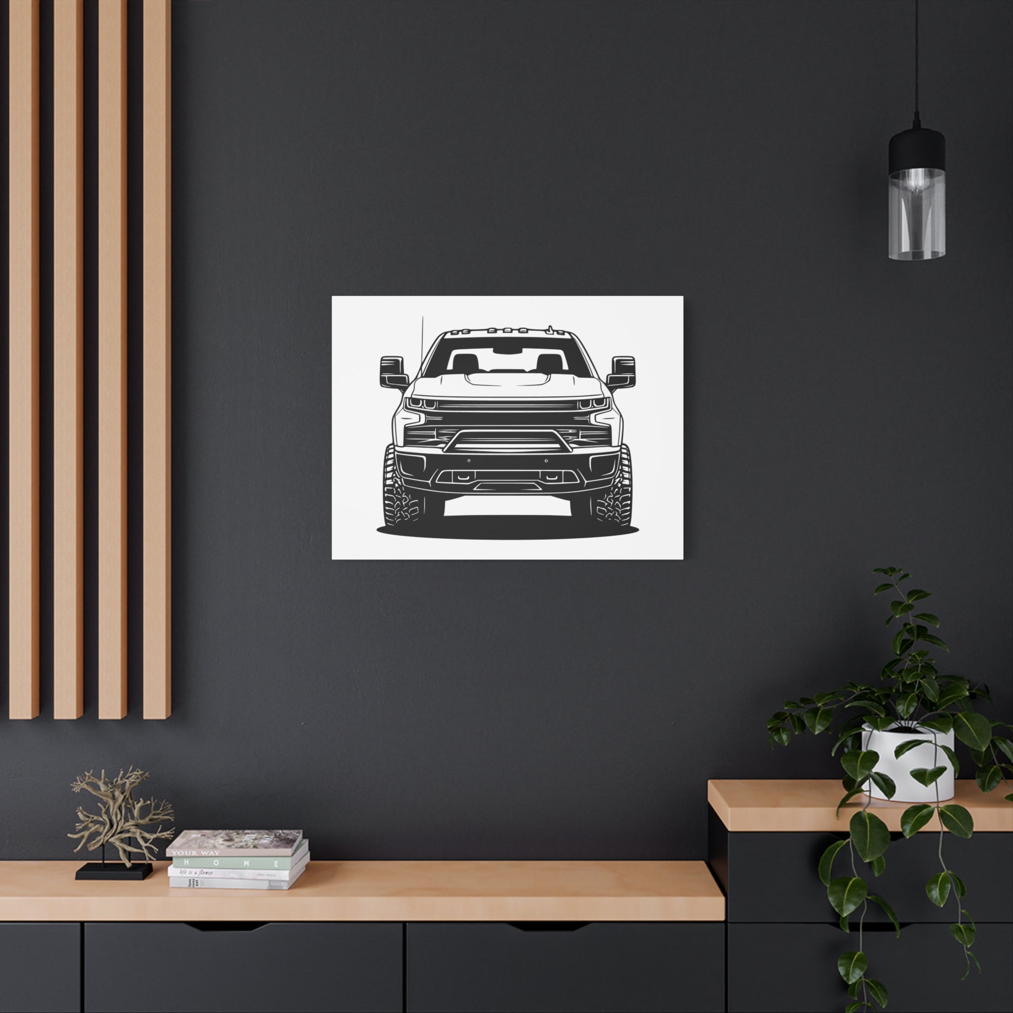 Chevy Silverado Trail Boss (2019+) Canvas Wall Art