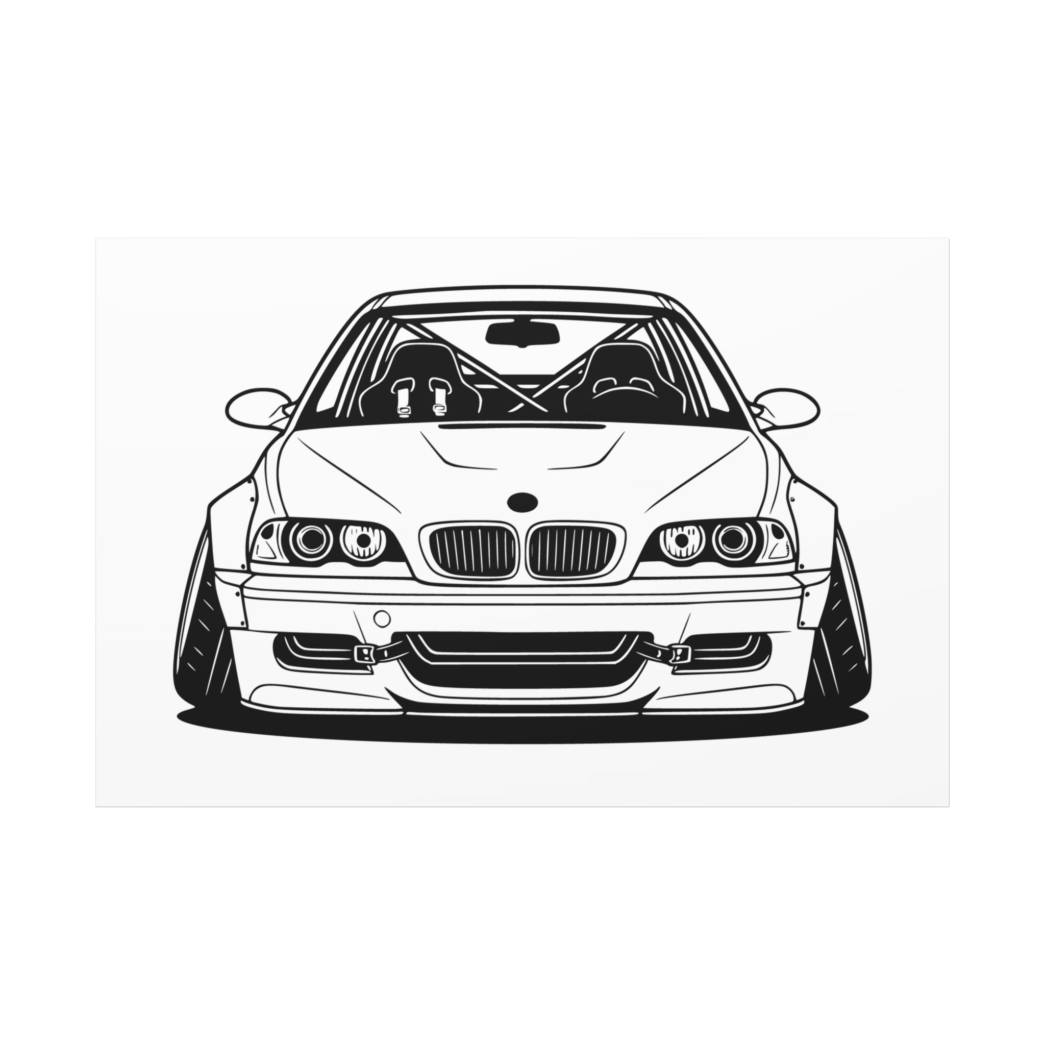 BMW E46 M3 (2000-06) Canvas Wall Art