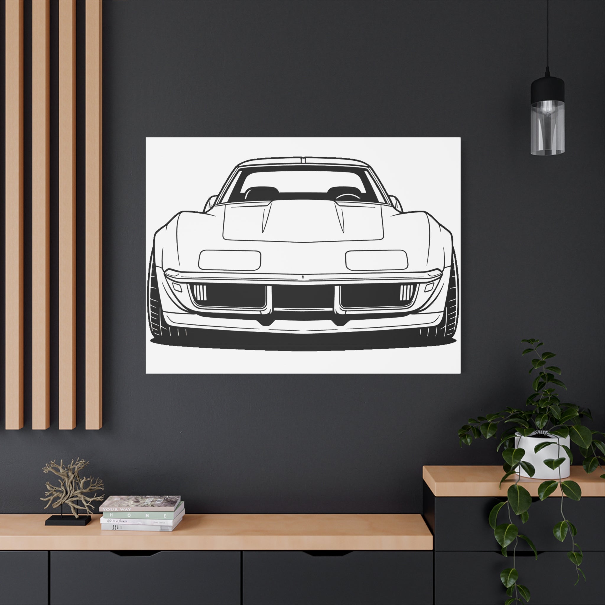 1969 Corvette Stingray C3 Canvas Wall Art