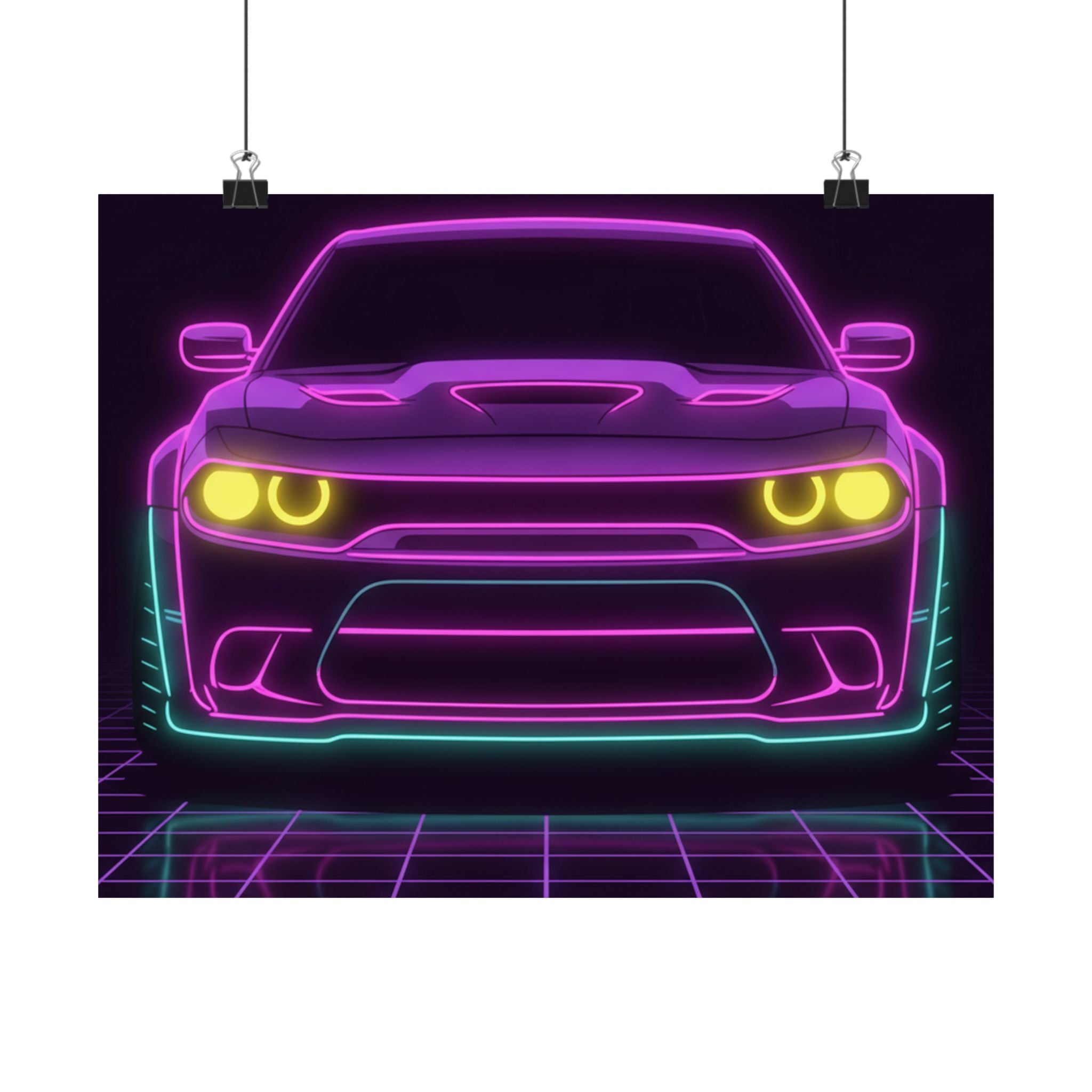 Dodge Challenger SRT Hellcat Poster