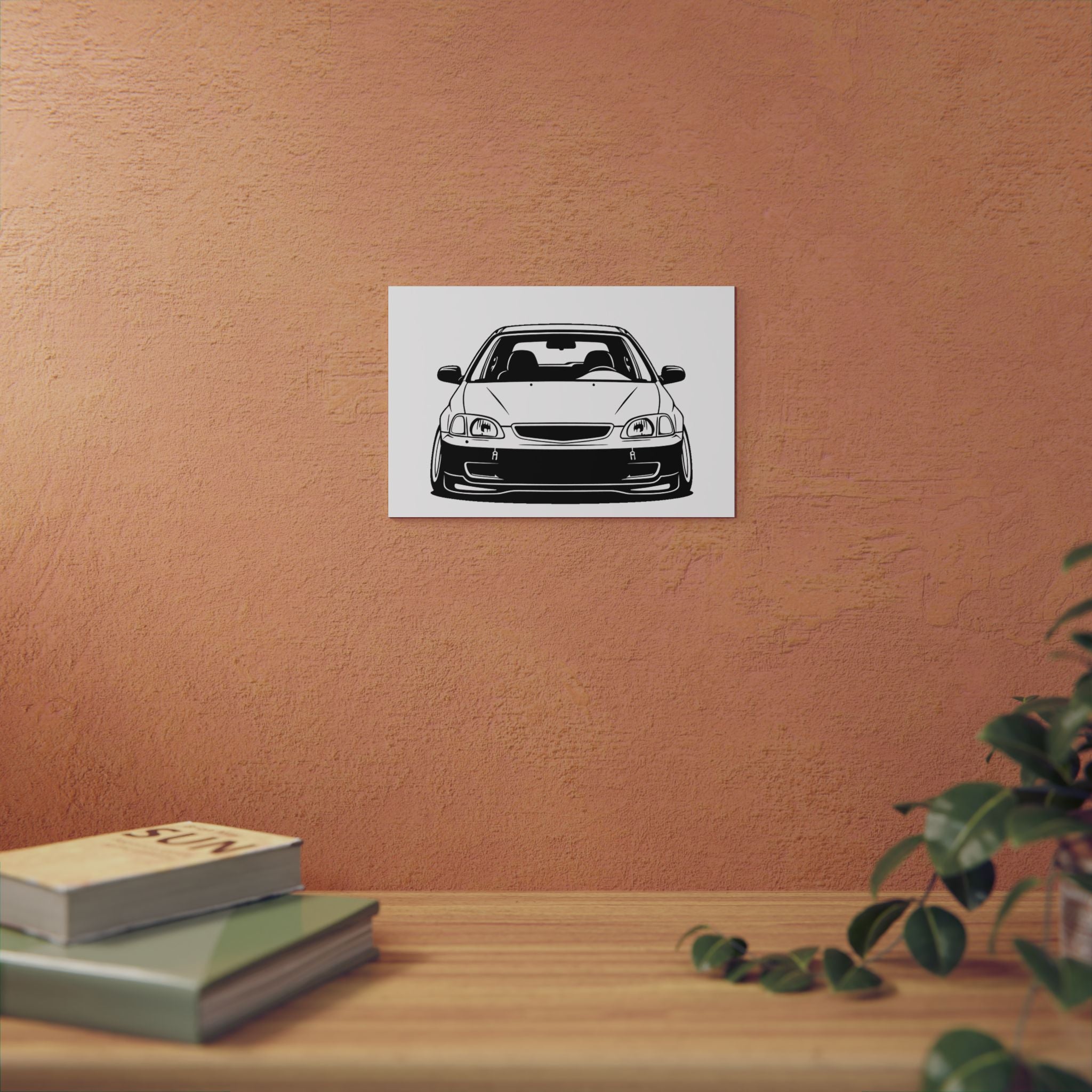 Honda Civic EK Hatch Metal Wall Sign
