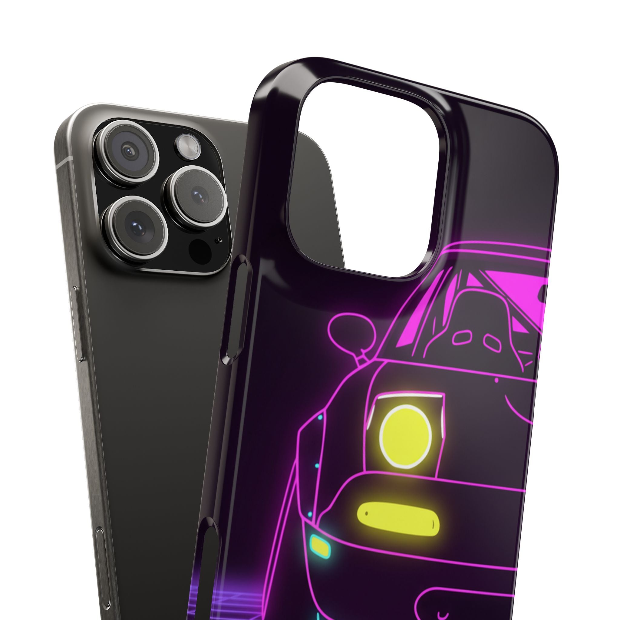 Mazda Miata NA (1989-97) Neon Synthwave Phone Case
