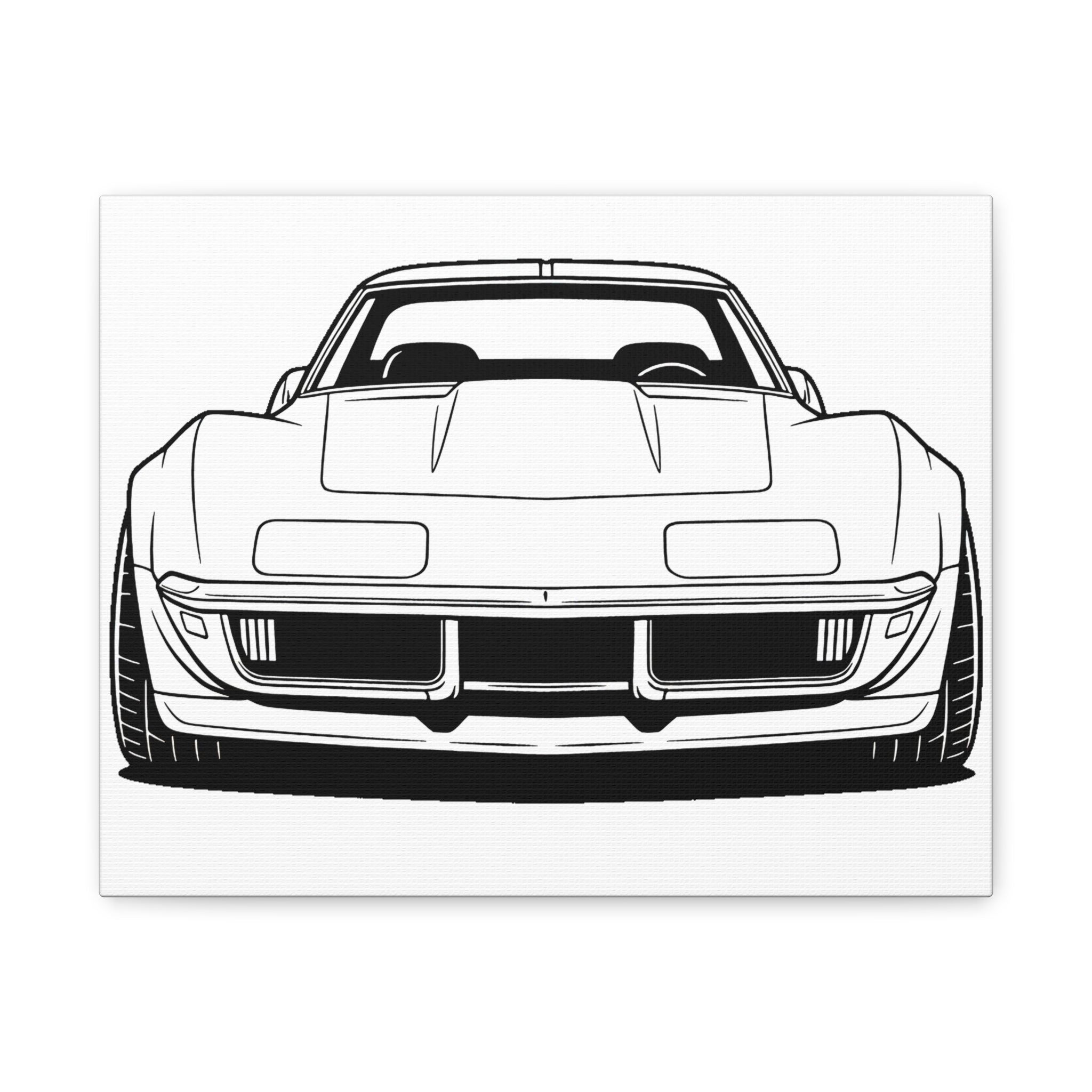 1969 Corvette Stingray C3 Canvas Wall Art