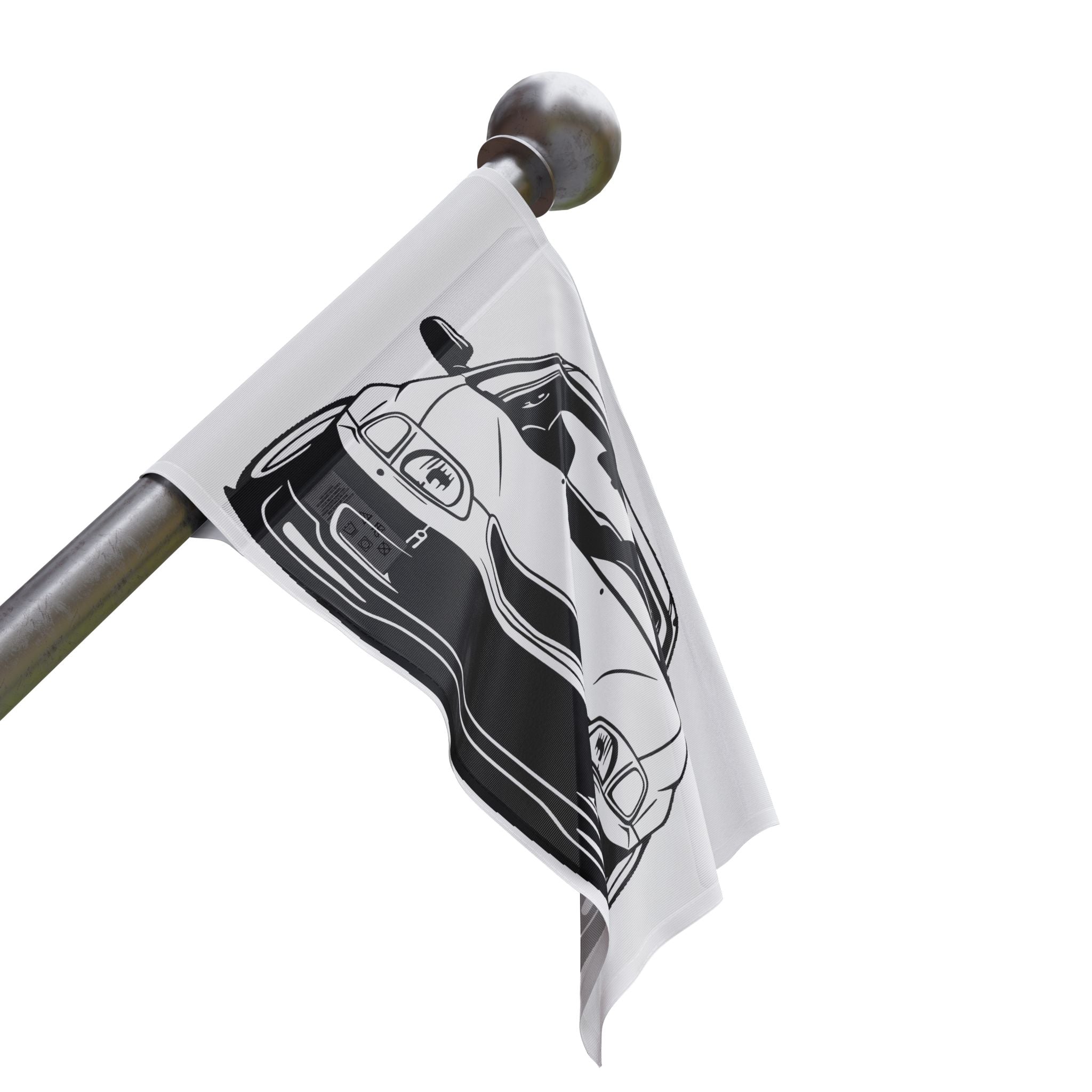 Honda Civic EK Hatch Garage Flag