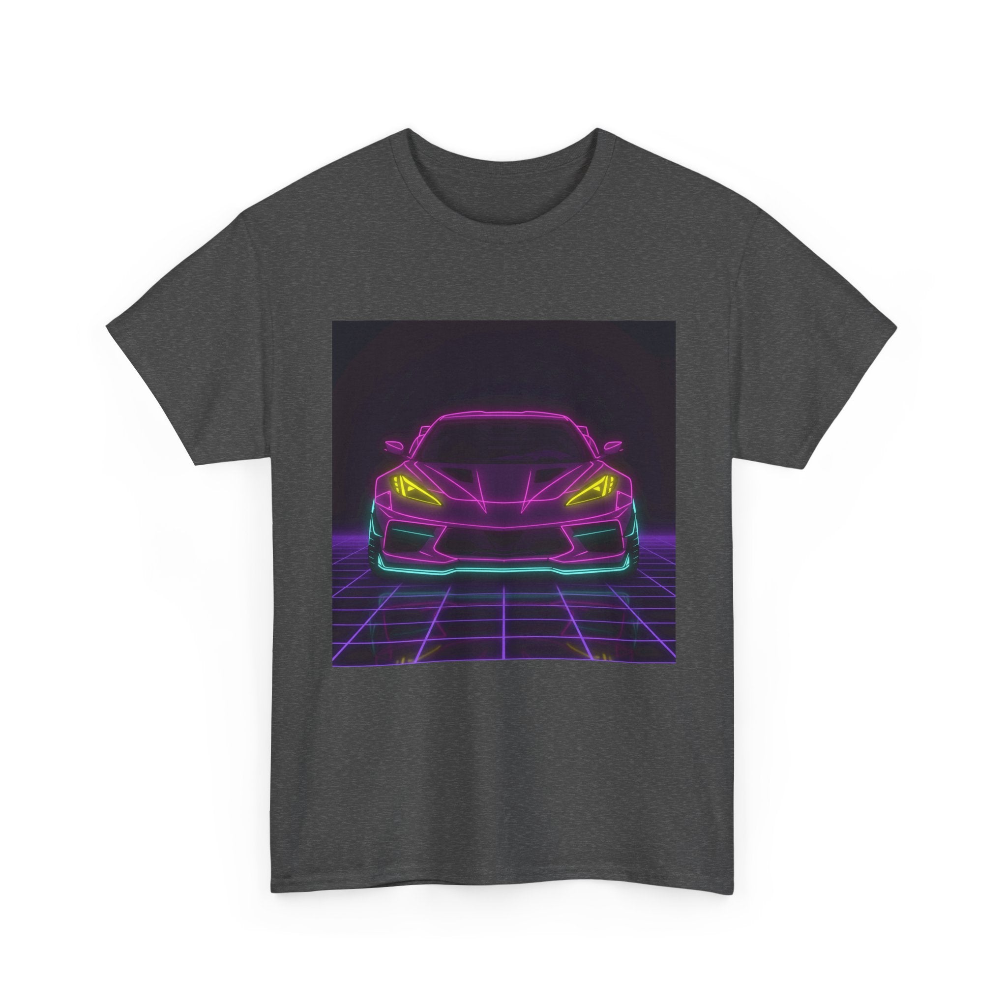 Corvette C8 (2020+) Neon Synthwave Unisex Tee
