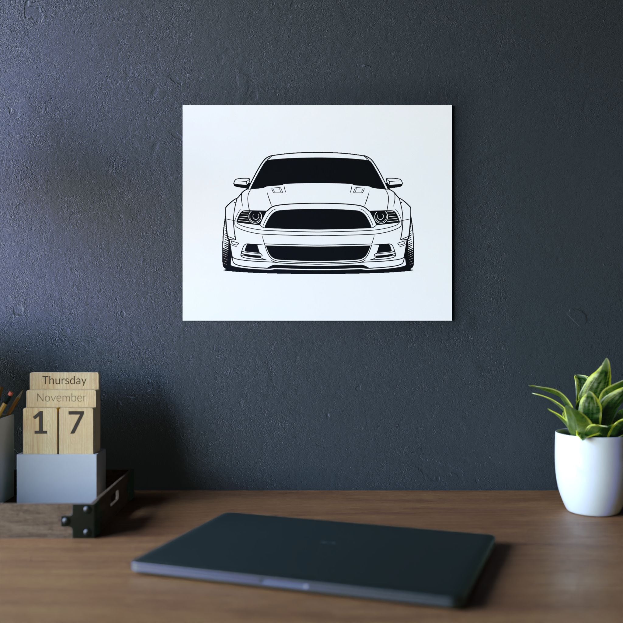 Ford Mustang GT (S197) Metal Wall Sign