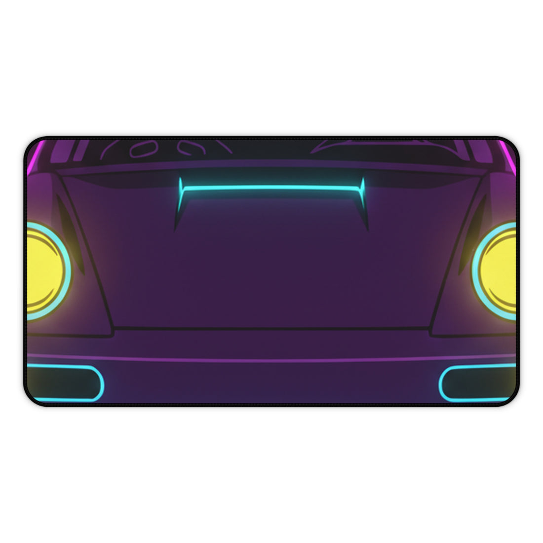Porsche 964 Singer Neon Synthwave Desk Mat