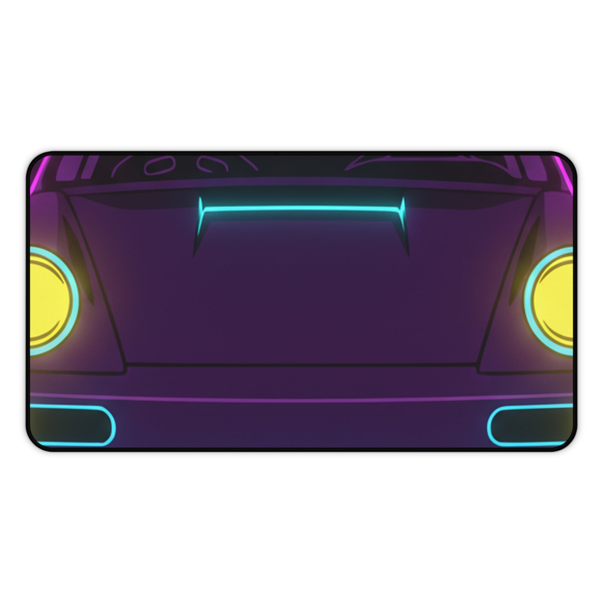 Porsche 964 Singer Neon Synthwave Desk Mat