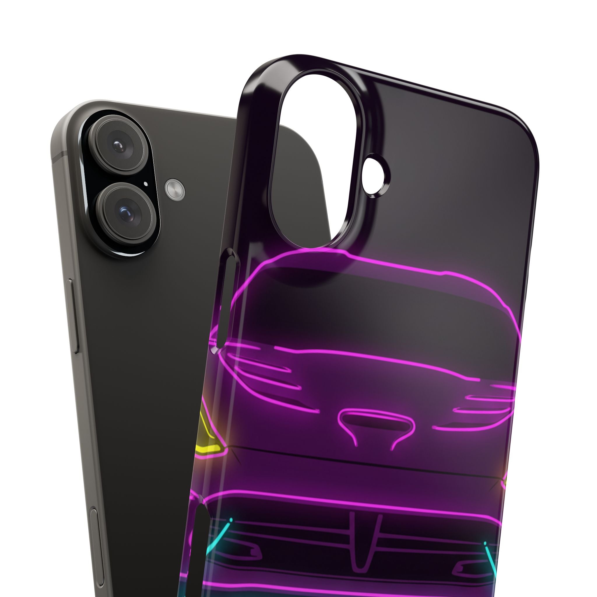 Dodge Viper (1992-17) Neon Synthwave Phone Case