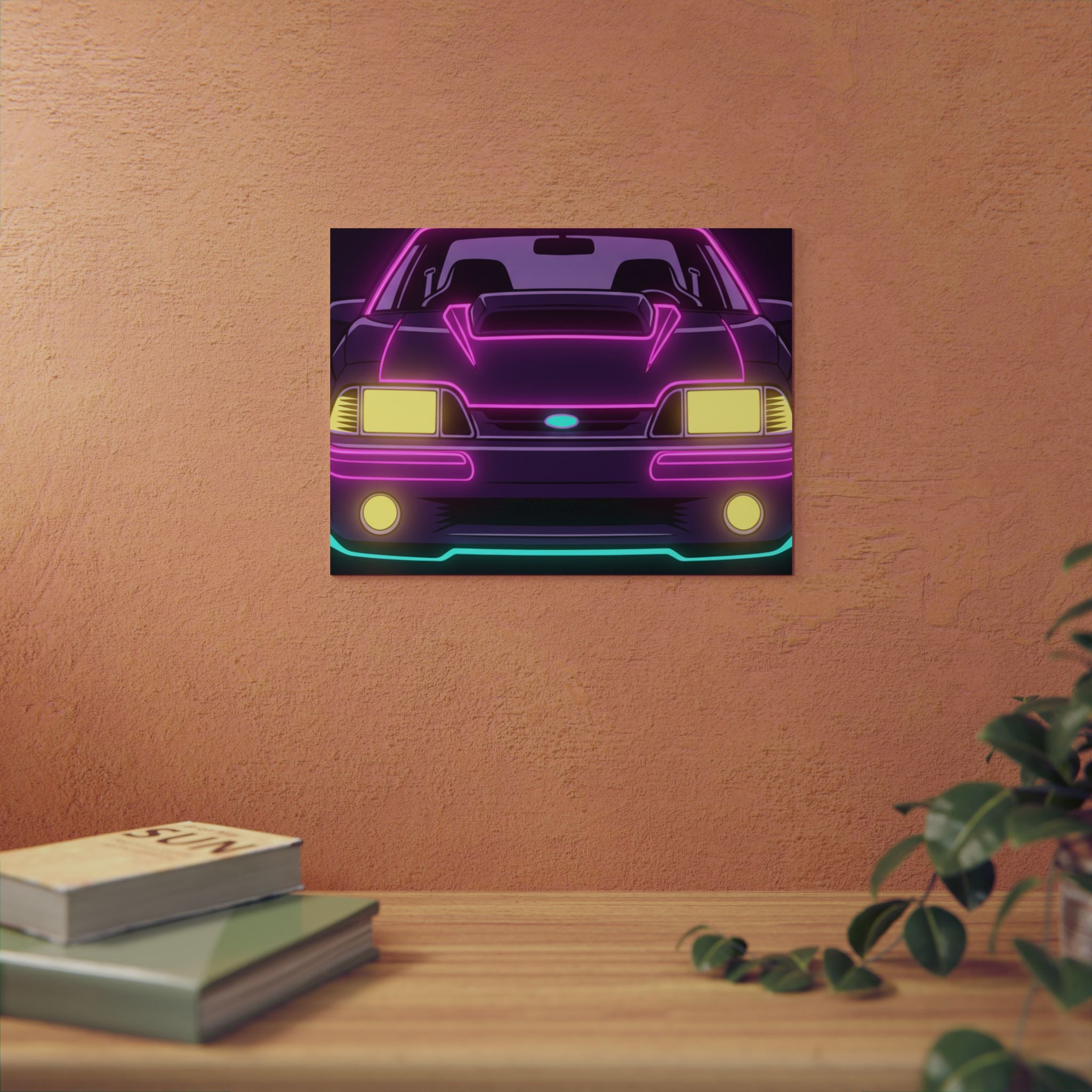 Ford Mustang Fox Body GT Metal Wall Sign