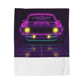 1969 Chevrolet Camaro SS Velveteen Plush Blanket