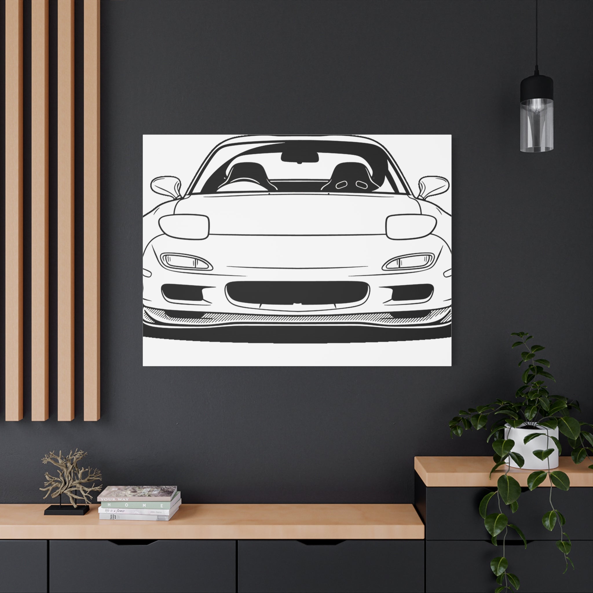 Mazda RX-7 FD Canvas Wall Art