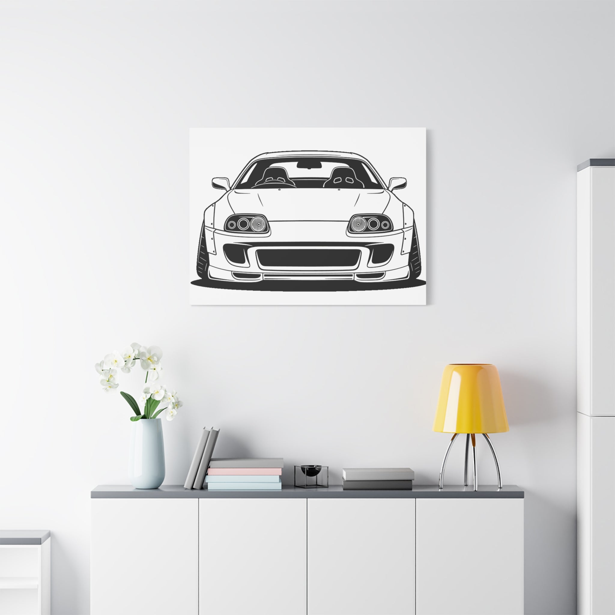 Toyota Supra MK4 Canvas Wall Art