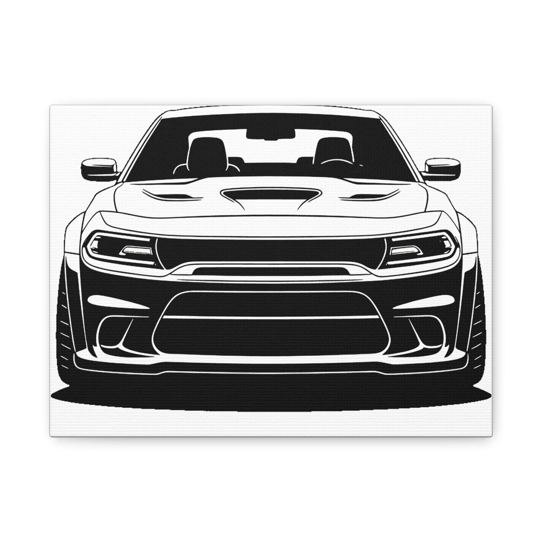 Dodge Challenger SRT Hellcat Canvas Wall Art