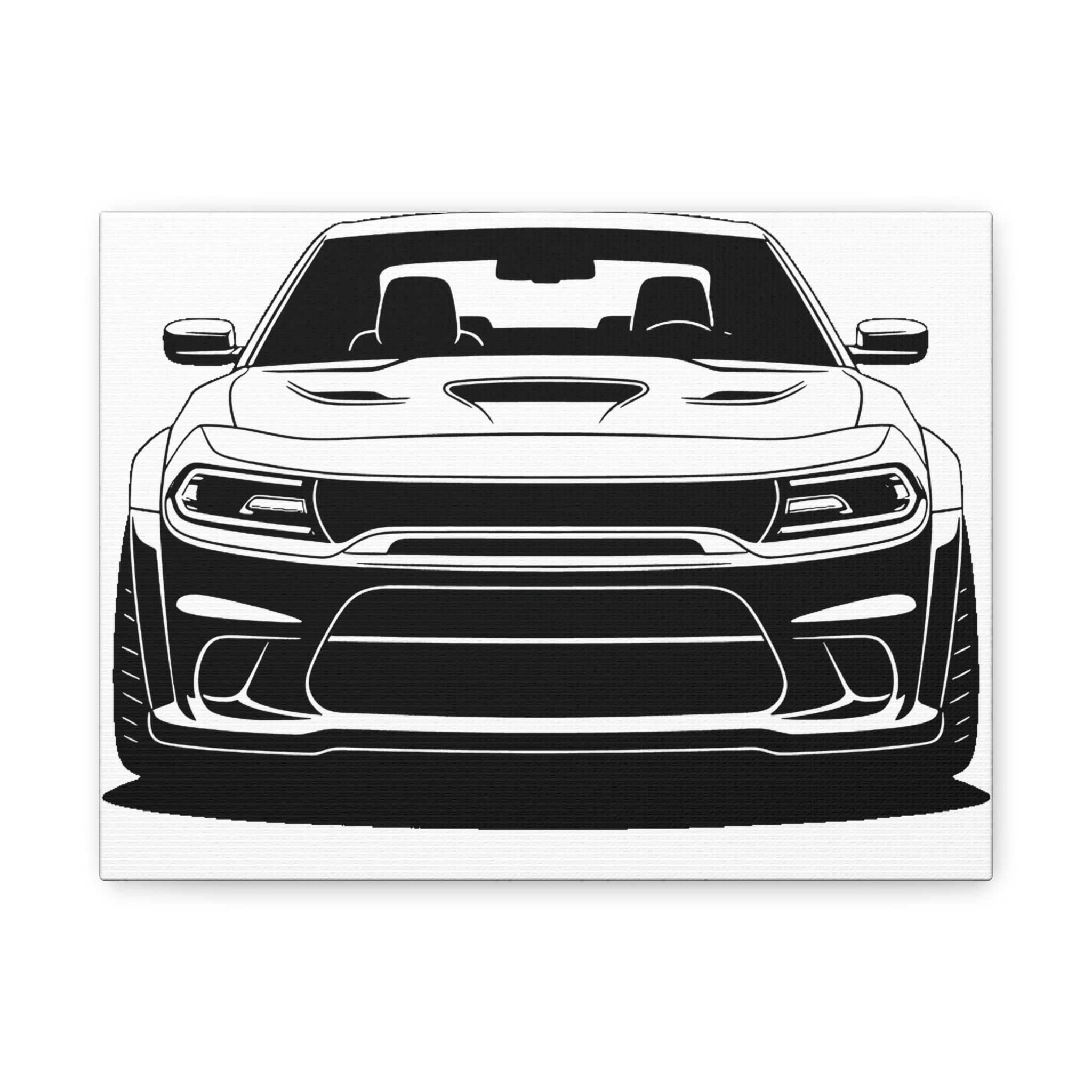 Dodge Challenger SRT Hellcat Canvas Wall Art