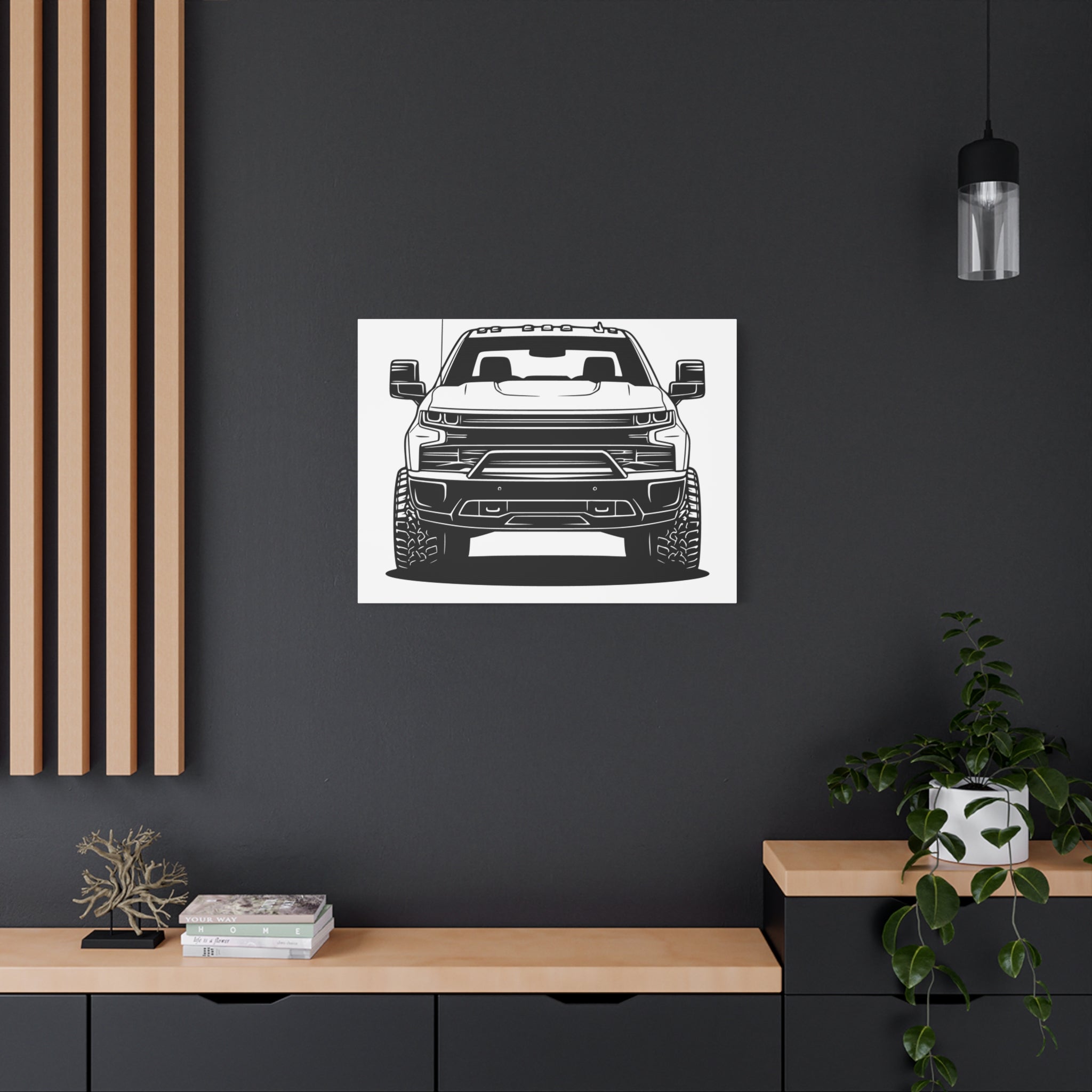 Chevy Silverado Trail Boss (2019+) Canvas Wall Art