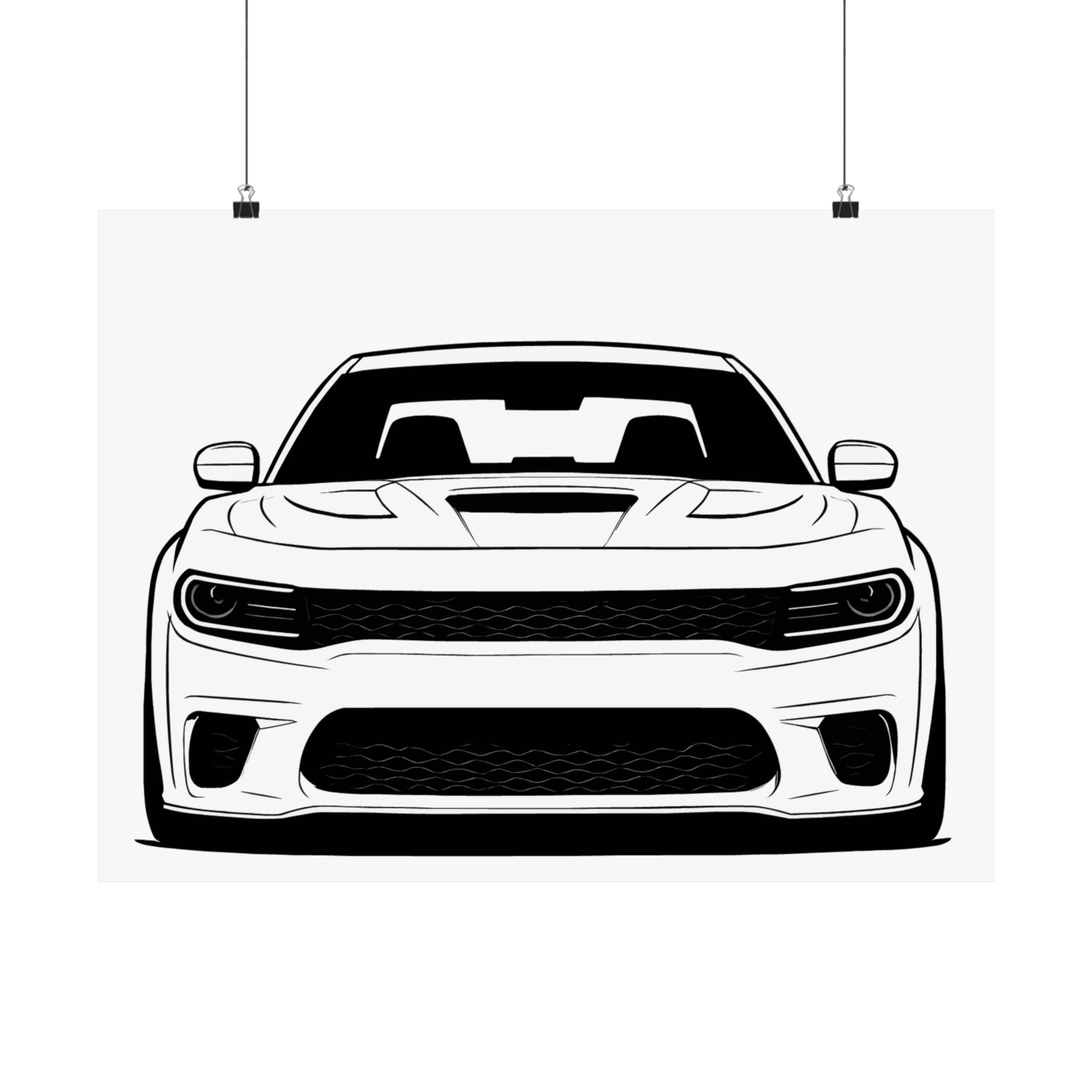 Dodge Charger SRT Hellcat Poster