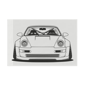 Porsche 964 Turbo Garage Flag