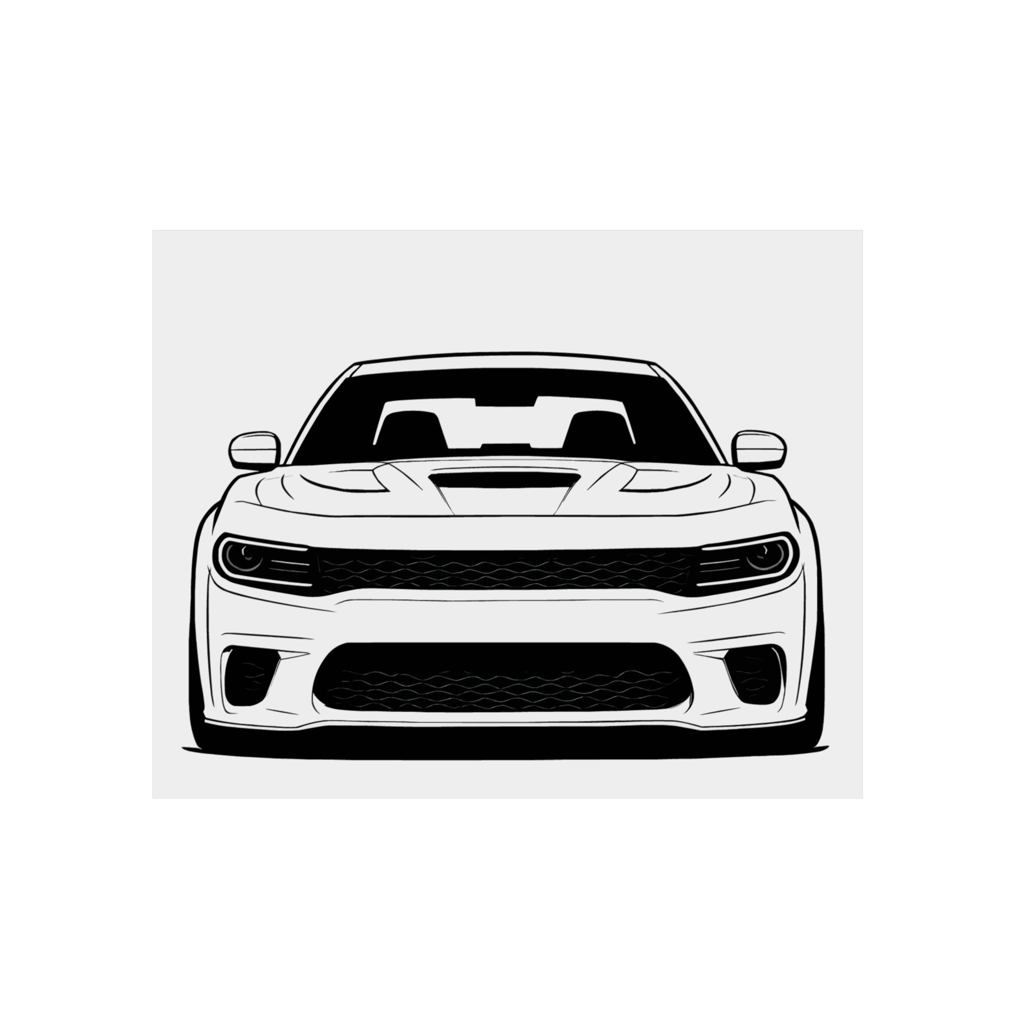 Dodge Charger SRT Hellcat | Metal Wall Sign