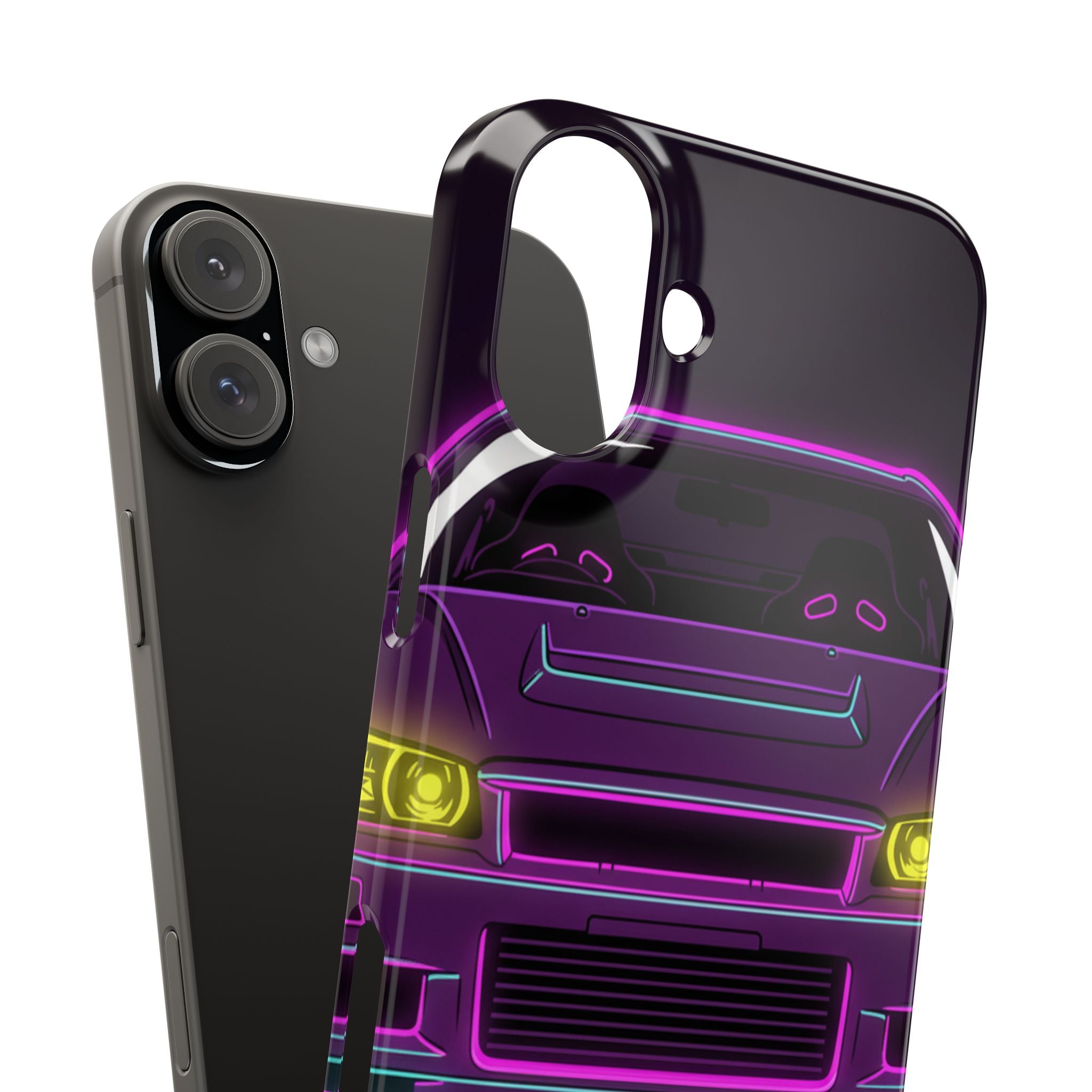 Nissan GT-R Neon Synthwave Phone Case