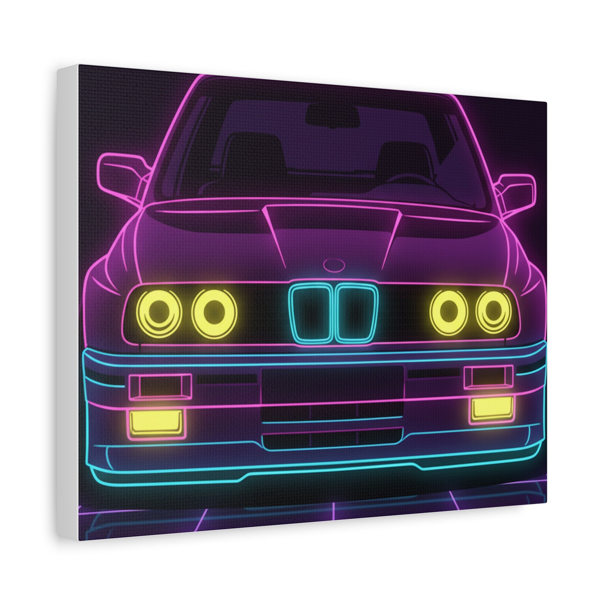 BMW E30 Canvas Wall Art