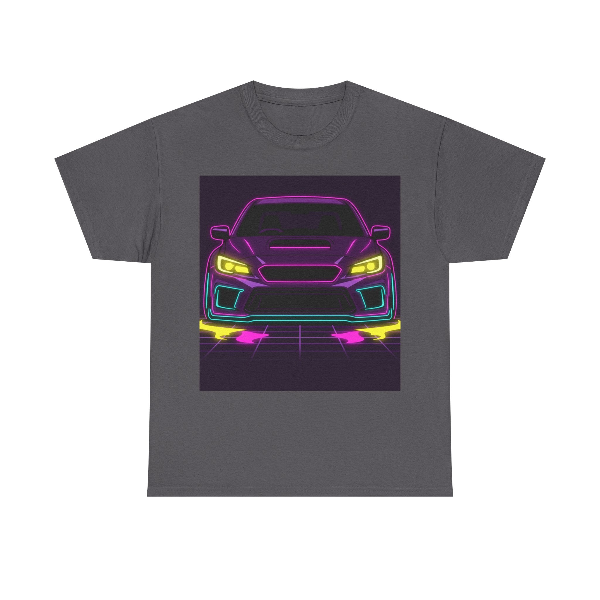 Subaru WRX STI Neon Synthwave Unisex Tee