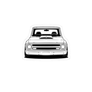 Chevy C10 Pickup (1967-72) Sticker